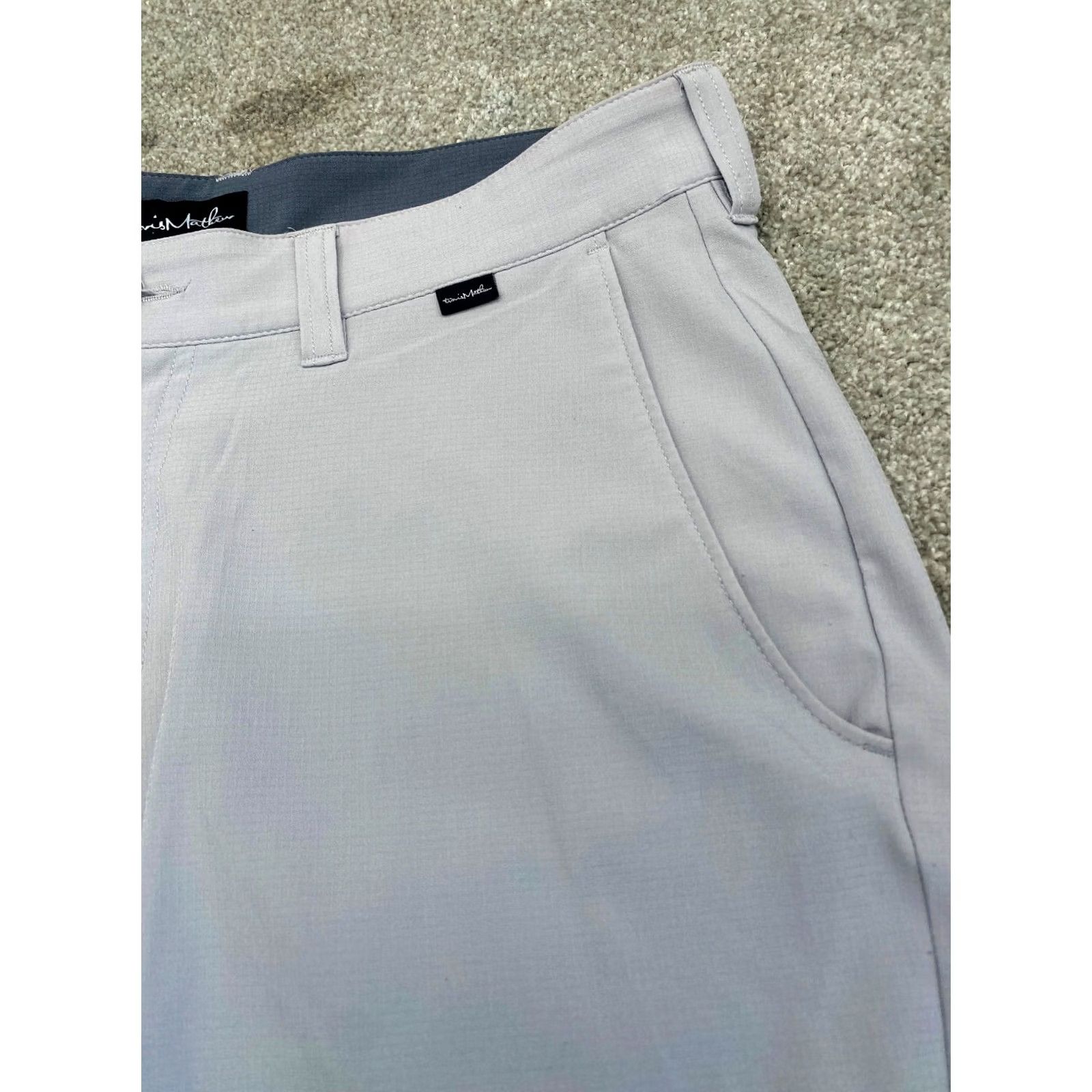TravisMathew Travis Mattews Performance Golf Shorts Men's 32x9.5 Chino Gray Stretch 6525 Size US 32 / EU 48 - 3 Thumbnail