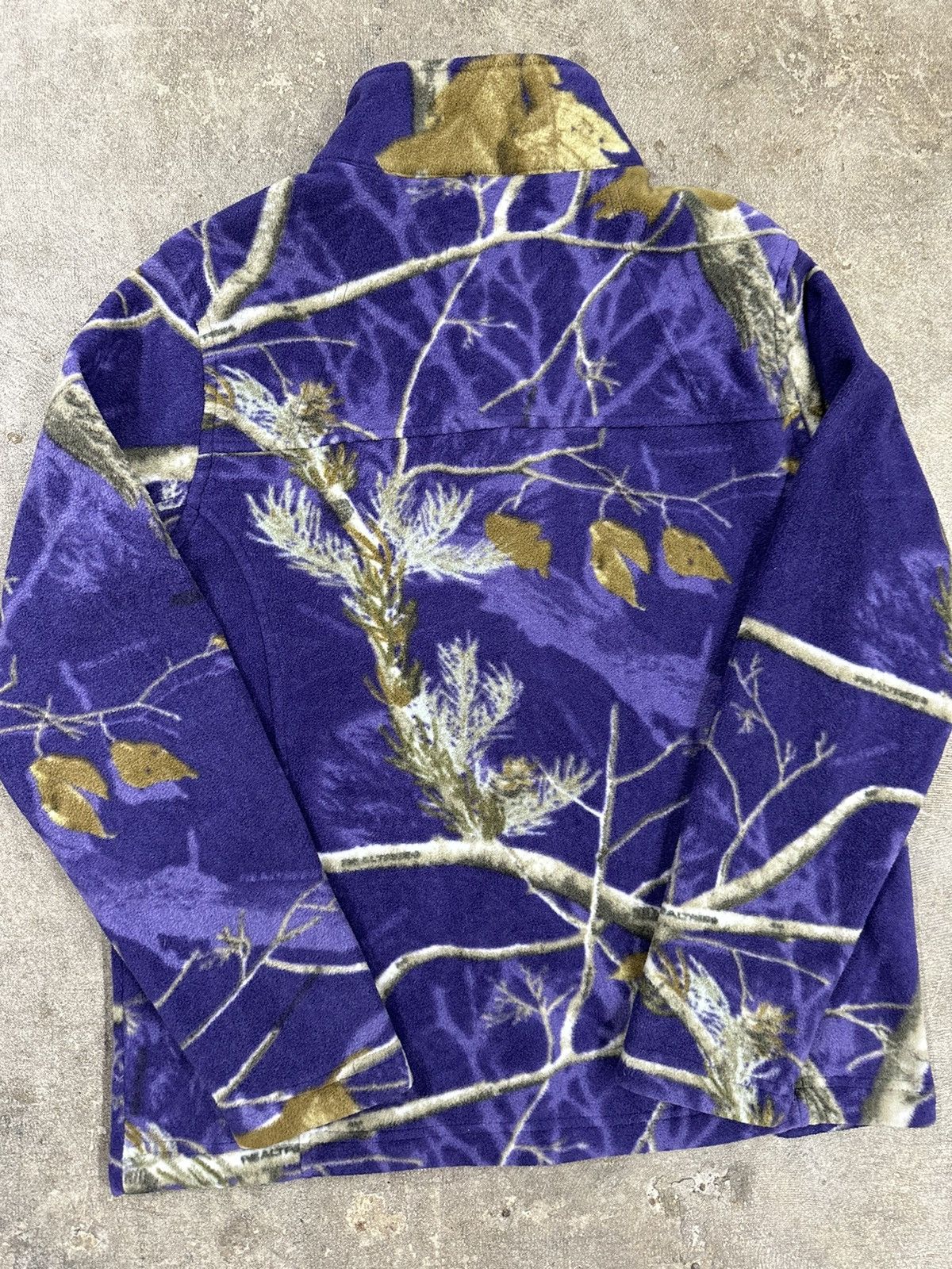 Realtree Crazy Y2K Realtree Camo Purple Fleece Jacket Size M / US 6-8 / IT 42-44 - 4 Thumbnail