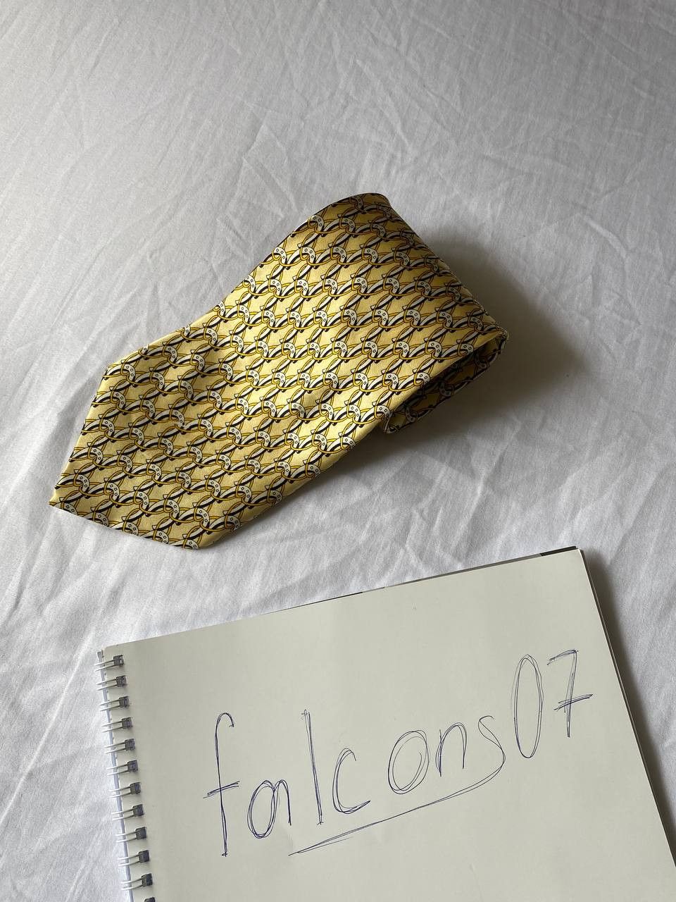 Alfred Dunhill × Vintage Vintage Alfred Dunhill Silk Tie Size ONE SIZE - 2 Thumbnail