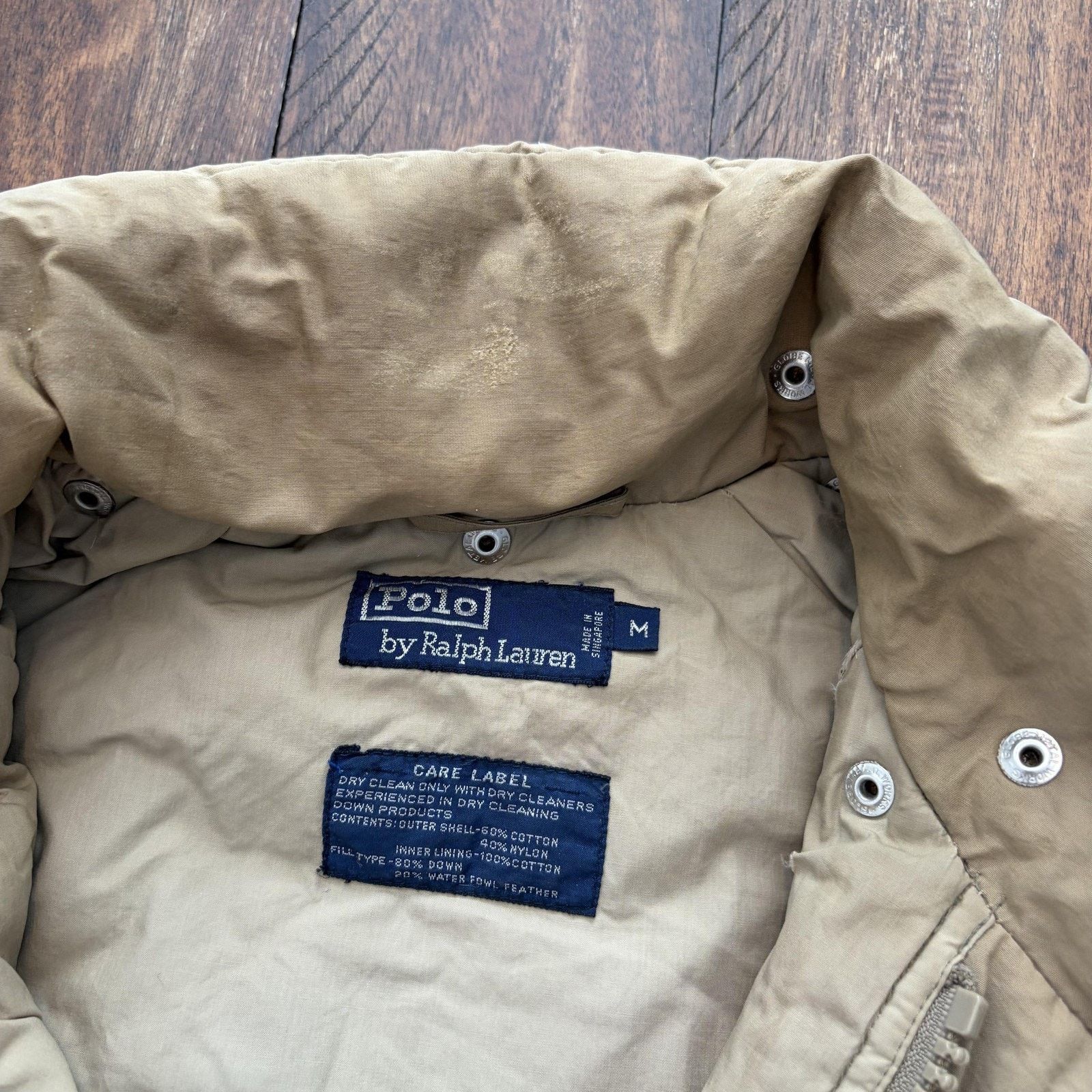Polo Ralph Lauren Vintage Polo Ralph Lauren Coat M Beige Down Parka 1967 90s Size US M / EU 48-50 / 2 - 13 Thumbnail