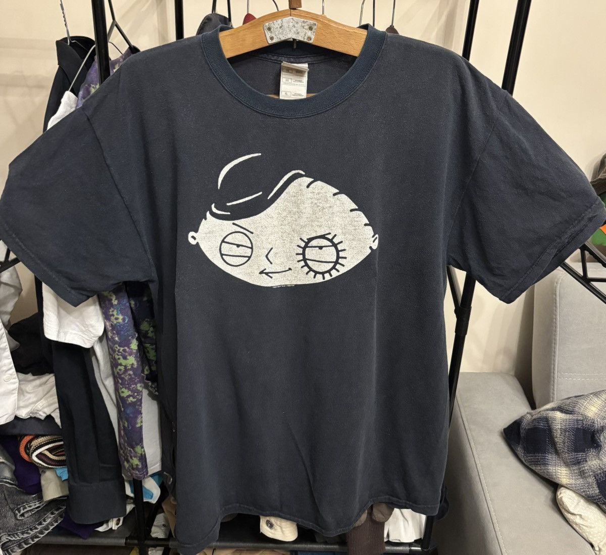 Vintage Vintage Faded Promo Family Guy Stewie T-Shirt Grunge Punk Size US XL / EU 56 / 4 - 1 Thumbnail