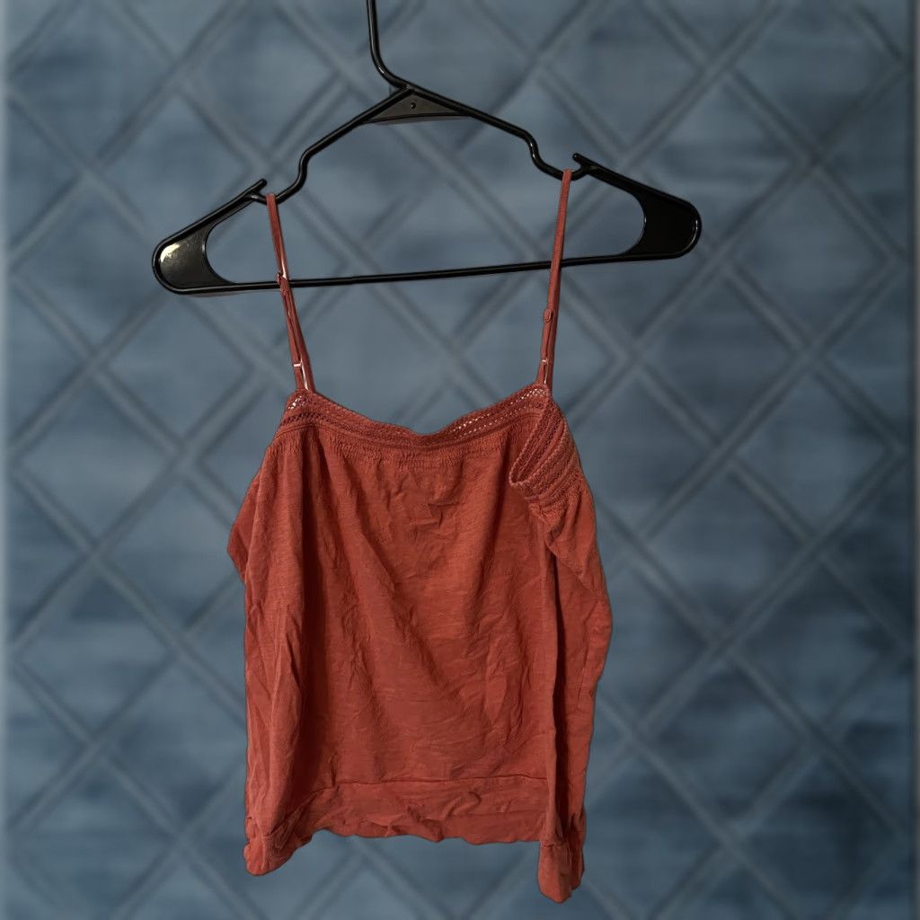 Vintage VINTAGE Blend Salmon Cotton Tank Top Women Petite Medium Sleeveless Shirt 90s Size M / US 6-8 / IT 42-44 - 1 Thumbnail