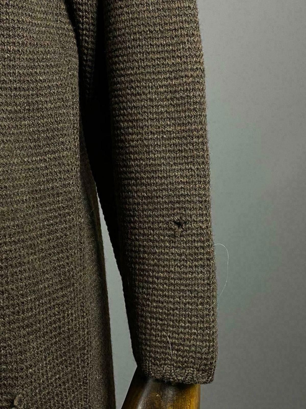 Zanone Ladies Zanone Brown Wool Knited Cardigan Sweater Size 44 Size M / US 6-8 / IT 42-44 - 7 Thumbnail