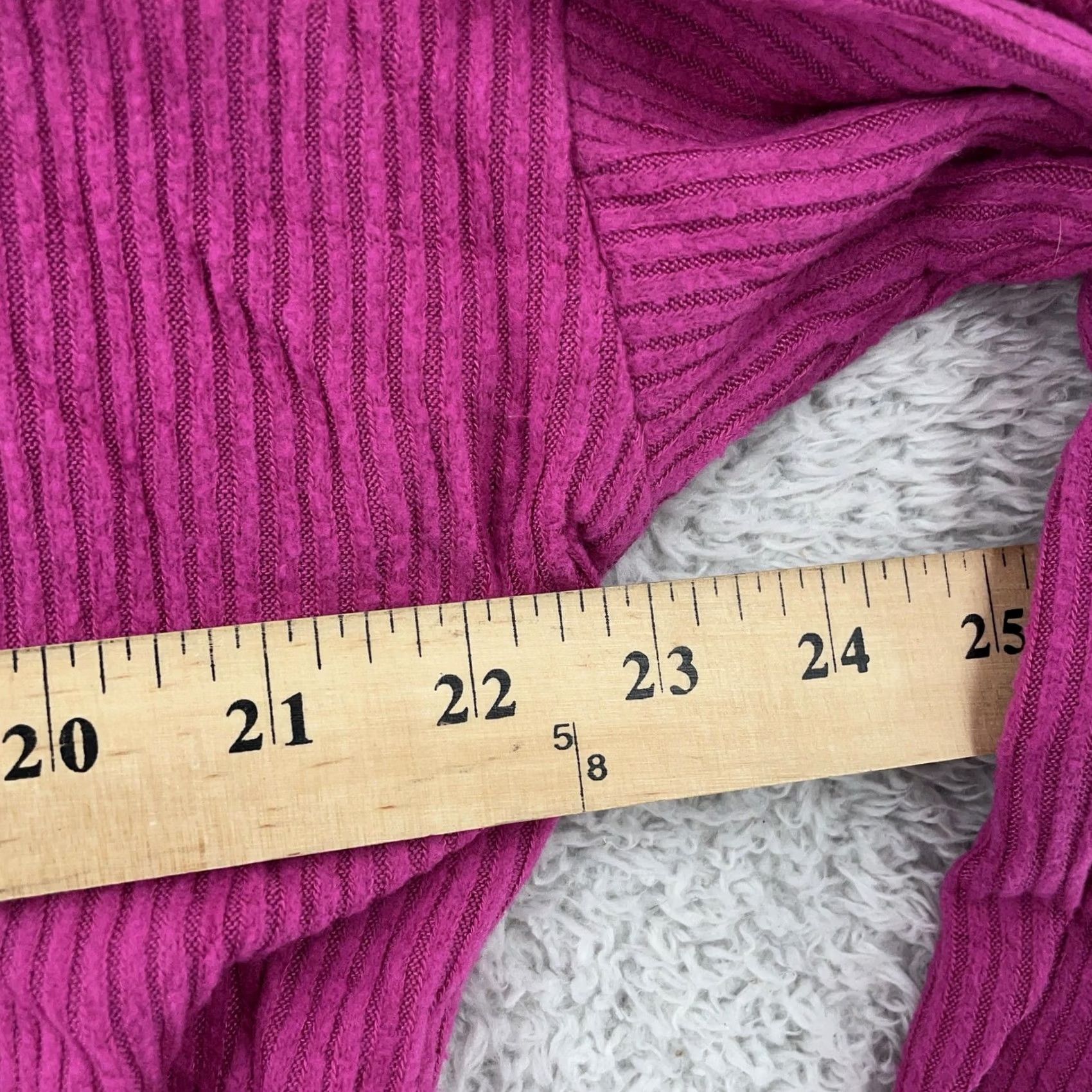 Vintage LuLaRoe Shirt Womens XL Purple Ribbed Long Sleeve Pullover Stretch Crewneck Lulu Size XL / US 12-14 / IT 48-50 - 4 Thumbnail