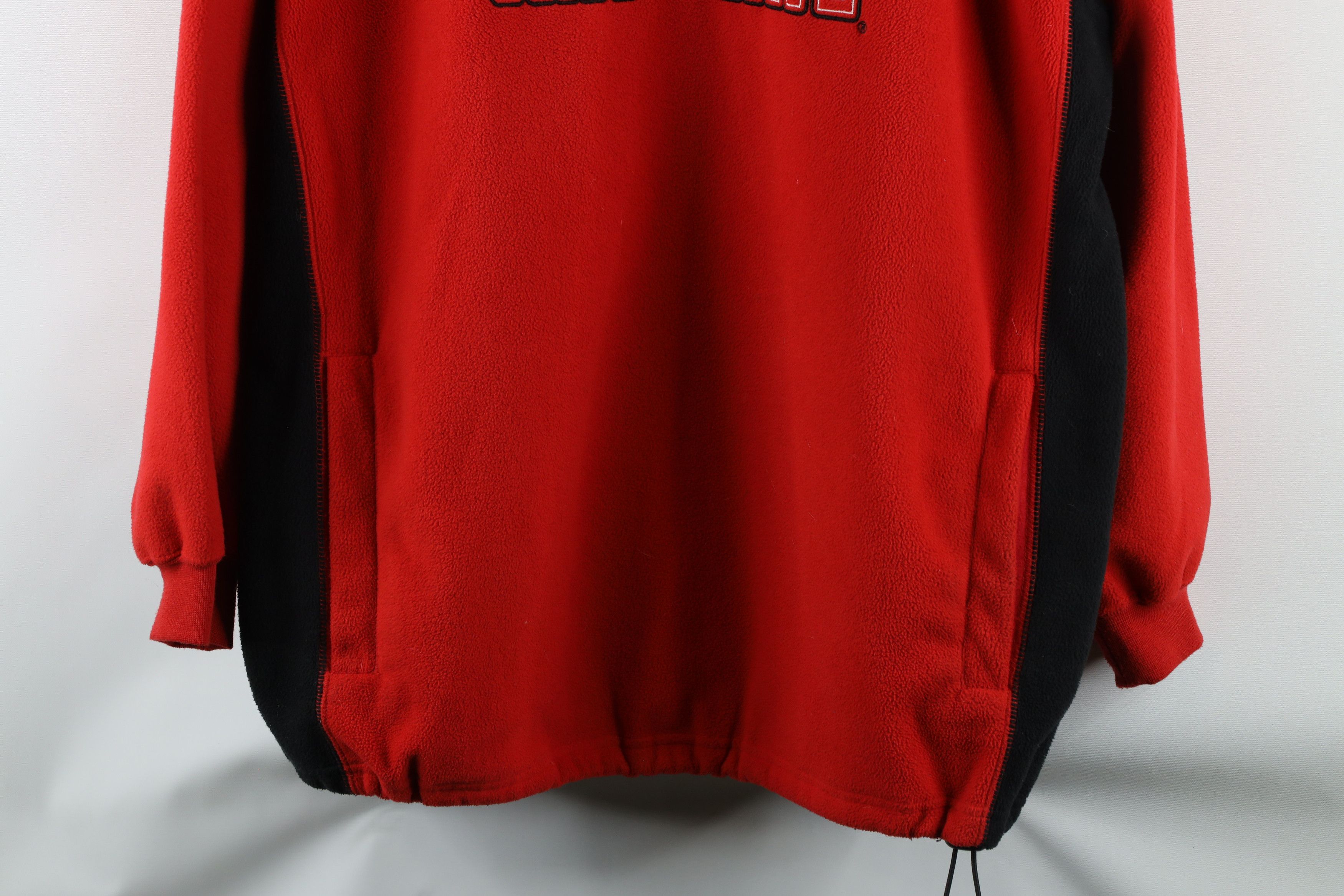 Vintage Vintage State University Half Zip Fleece Pullover Sweater Size US L / EU 52-54 / 3 - 3 Thumbnail