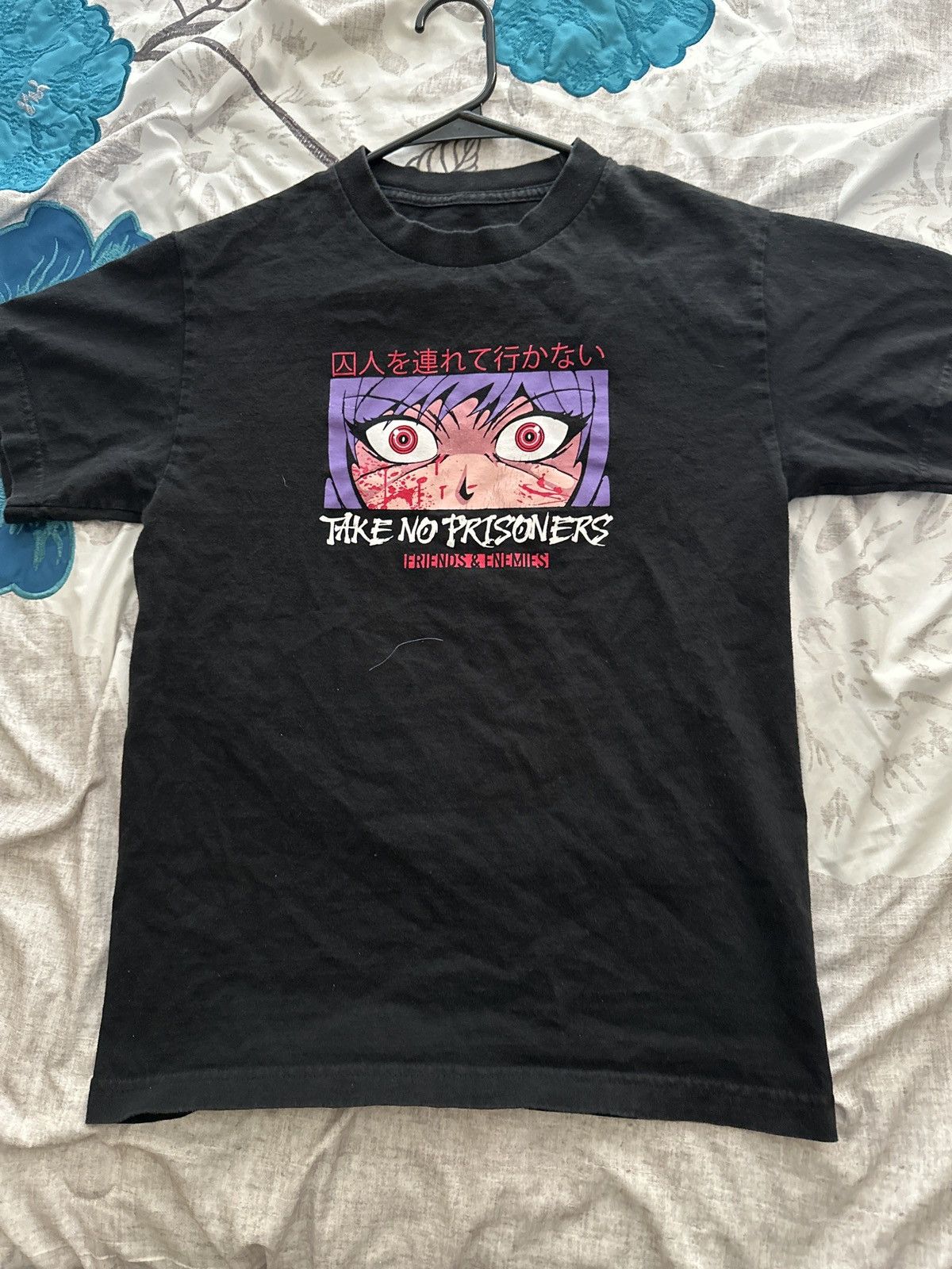 Japanese Brand × Vintage Friends And Enemies “Take No Prisoners” short sleeve Tee Size US S / EU 44-46 / 1 - 1 Thumbnail