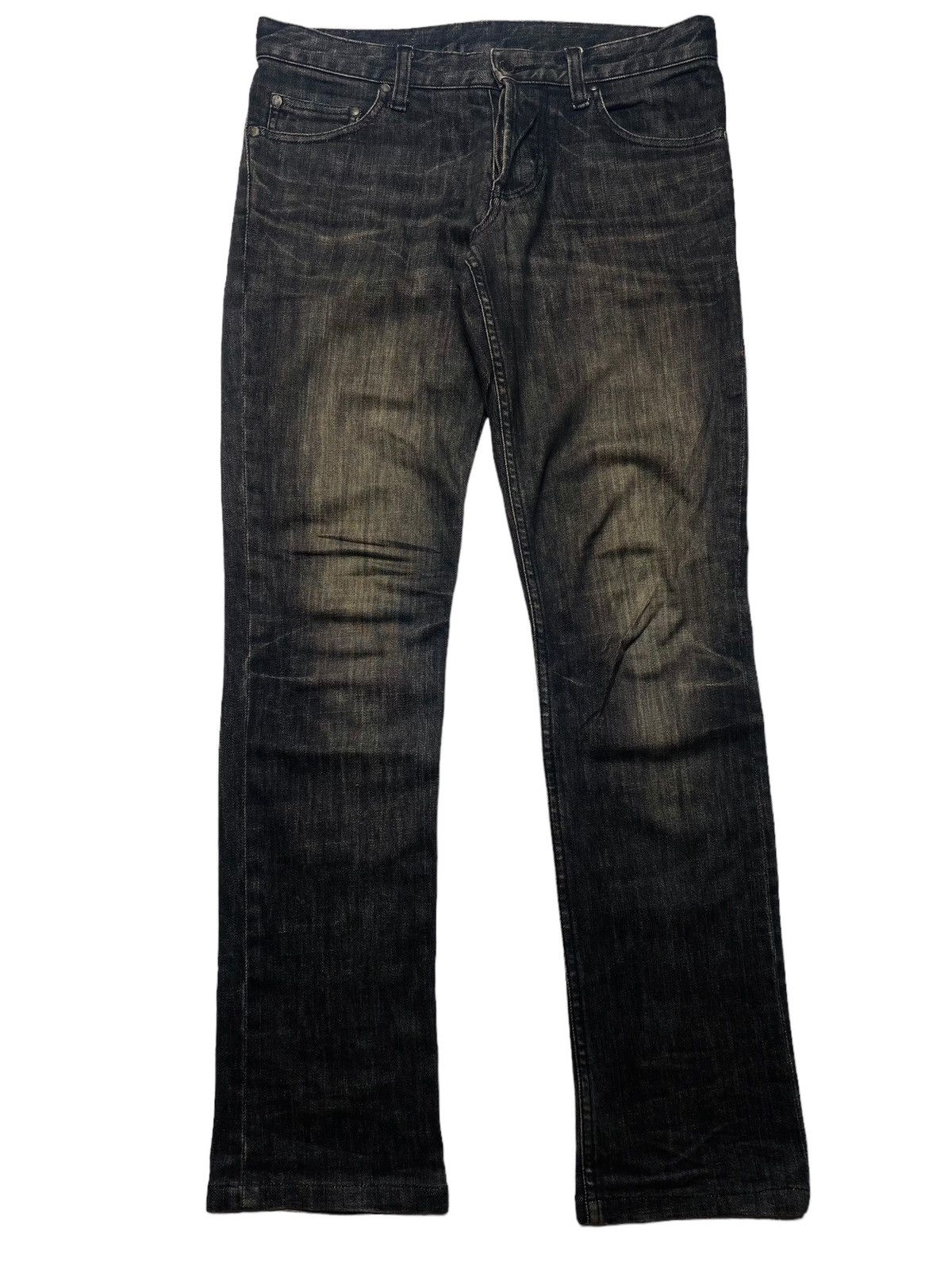 image of If Six Was Nine x Le Grande Bleu L G B 2000S Shellac - Mudwash Denim Pants in Grey, Men's (Size 29)