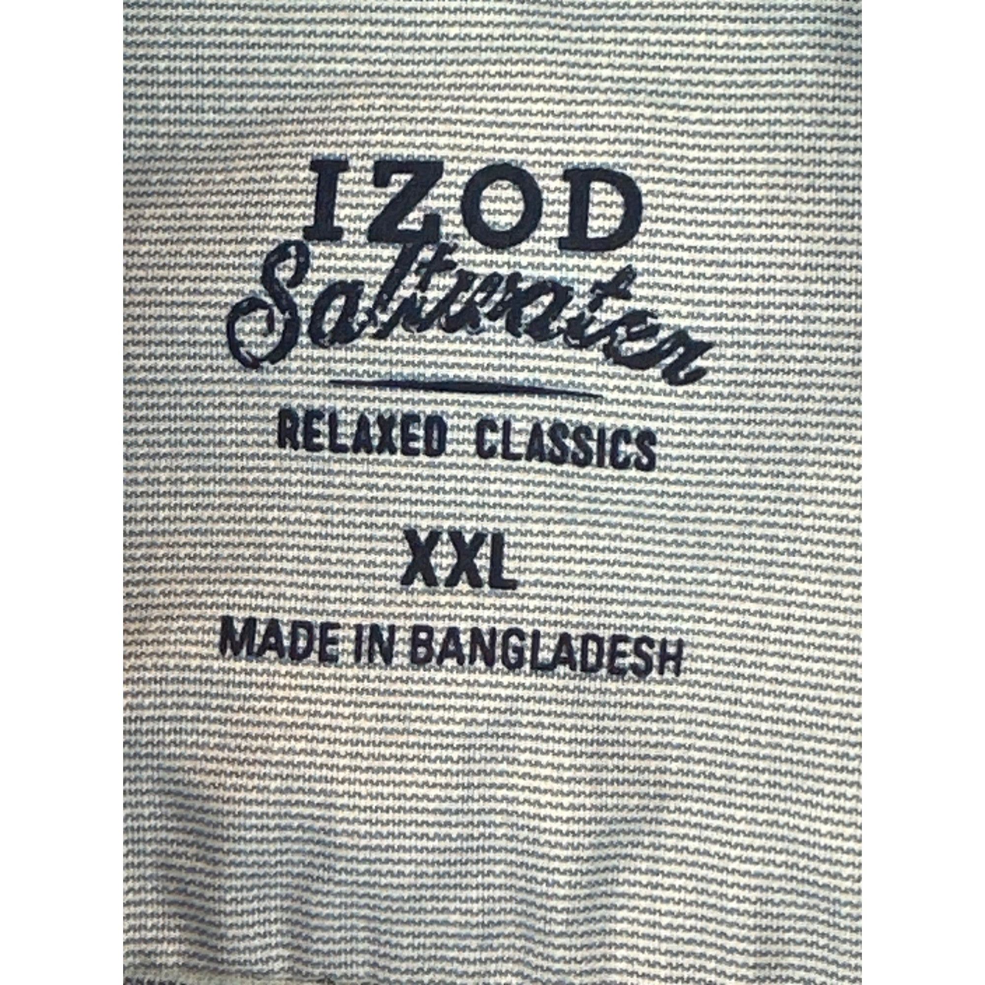 Izod Izod Saltwater Relaxed Classics XXL Short-Sleeve Button-Up S Size US XXL / EU 58 / 5 - 2 Thumbnail