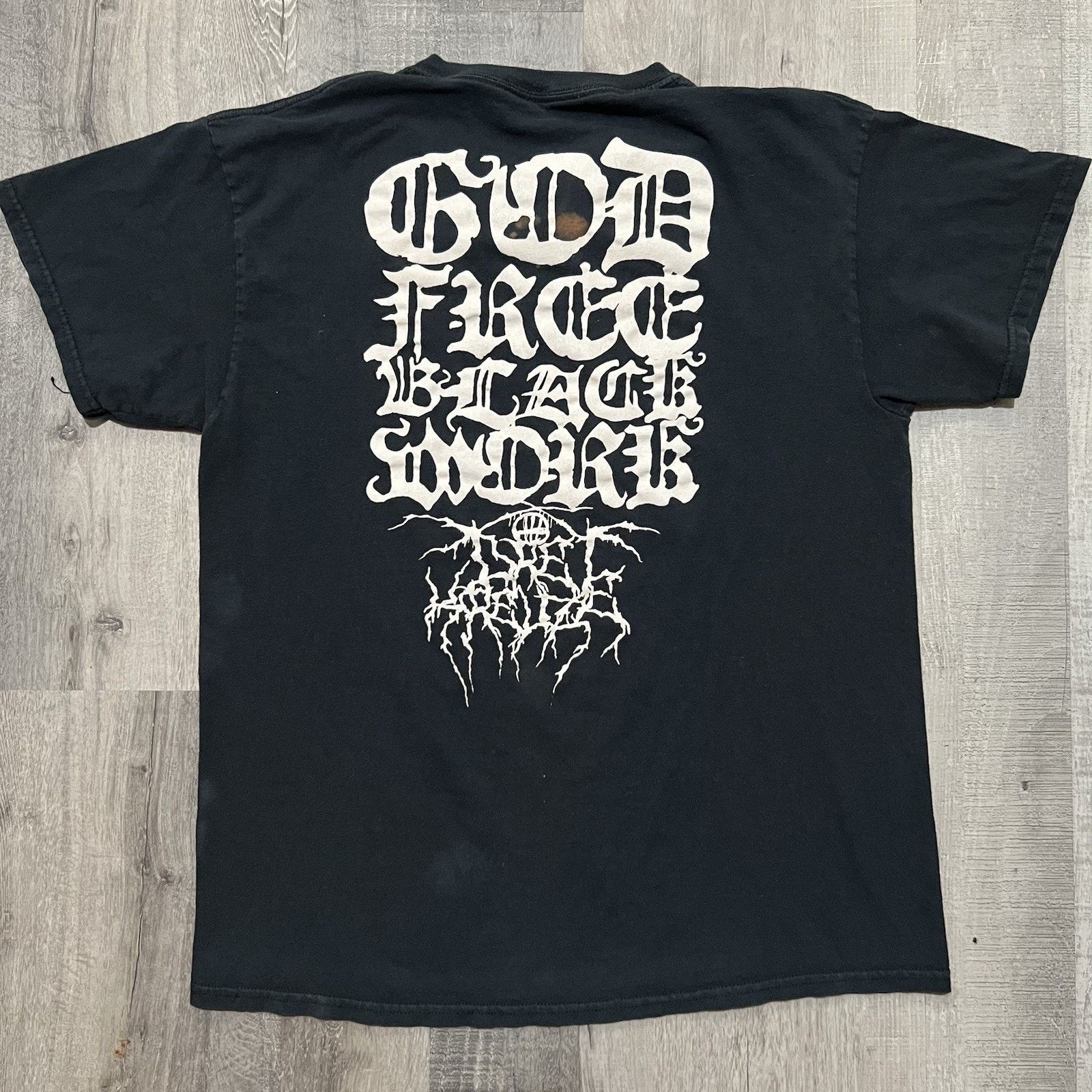 Vintage VTG Darkthrone T Shirt True Norwegian Black Metal Band Tee L Size US L / EU 52-54 / 3 - 2 Thumbnail