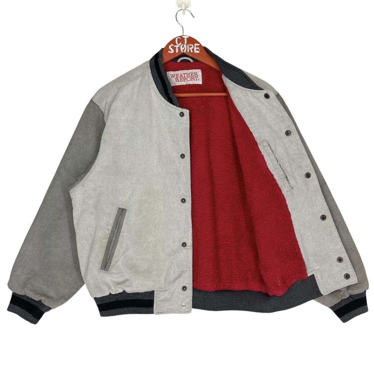 Vintage × Weather Report Weather Report Bomber Jacket Size US M / EU 48-50 / 2 - 3 Thumbnail