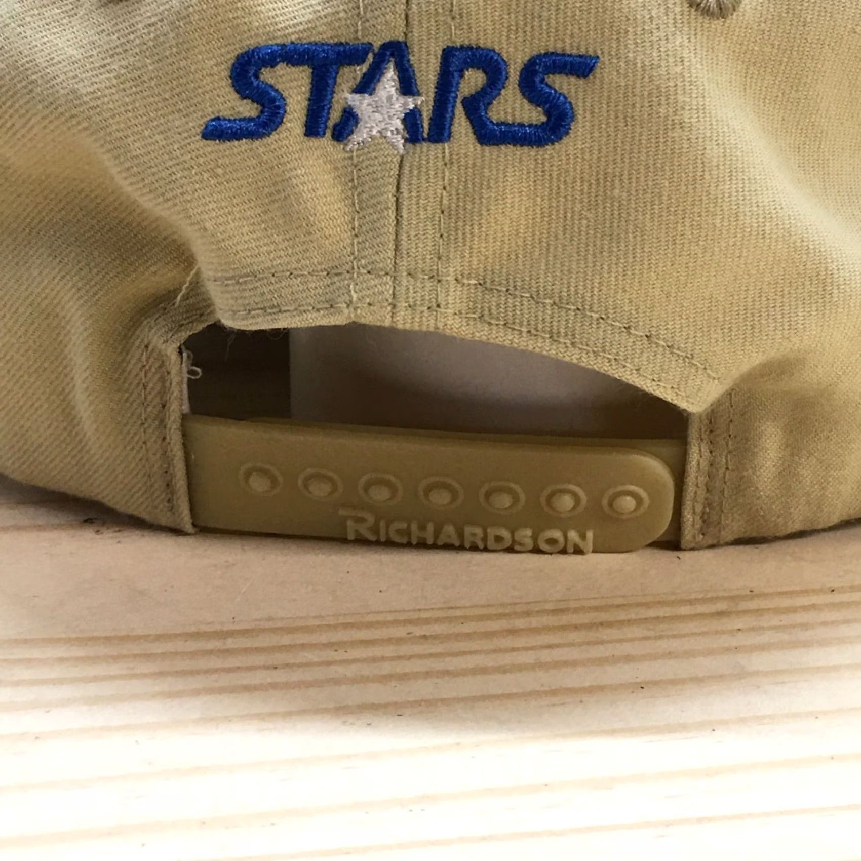 Vintage Richardson Holy Angels Stars Baseball Cap Hat Mens Beige OS Curved Brim Size ONE SIZE - 7 Thumbnail