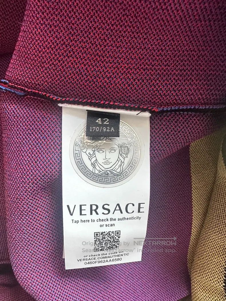 Versace Versace Classic plaid knit stretch skirt Size L / US 10 / IT 46 - 4 Thumbnail