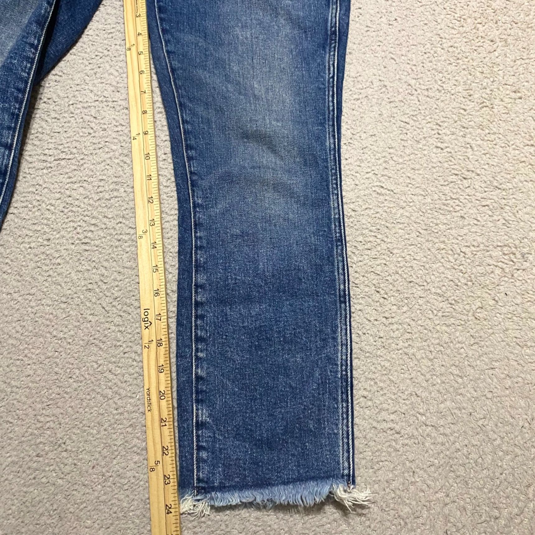 J.Crew J.CREW Jeans Slim 27P Petite 5-Pocket Denim Medium Blue Straight Women's Vintage? No Size 27" / US 4 / IT 40 - 7 Thumbnail