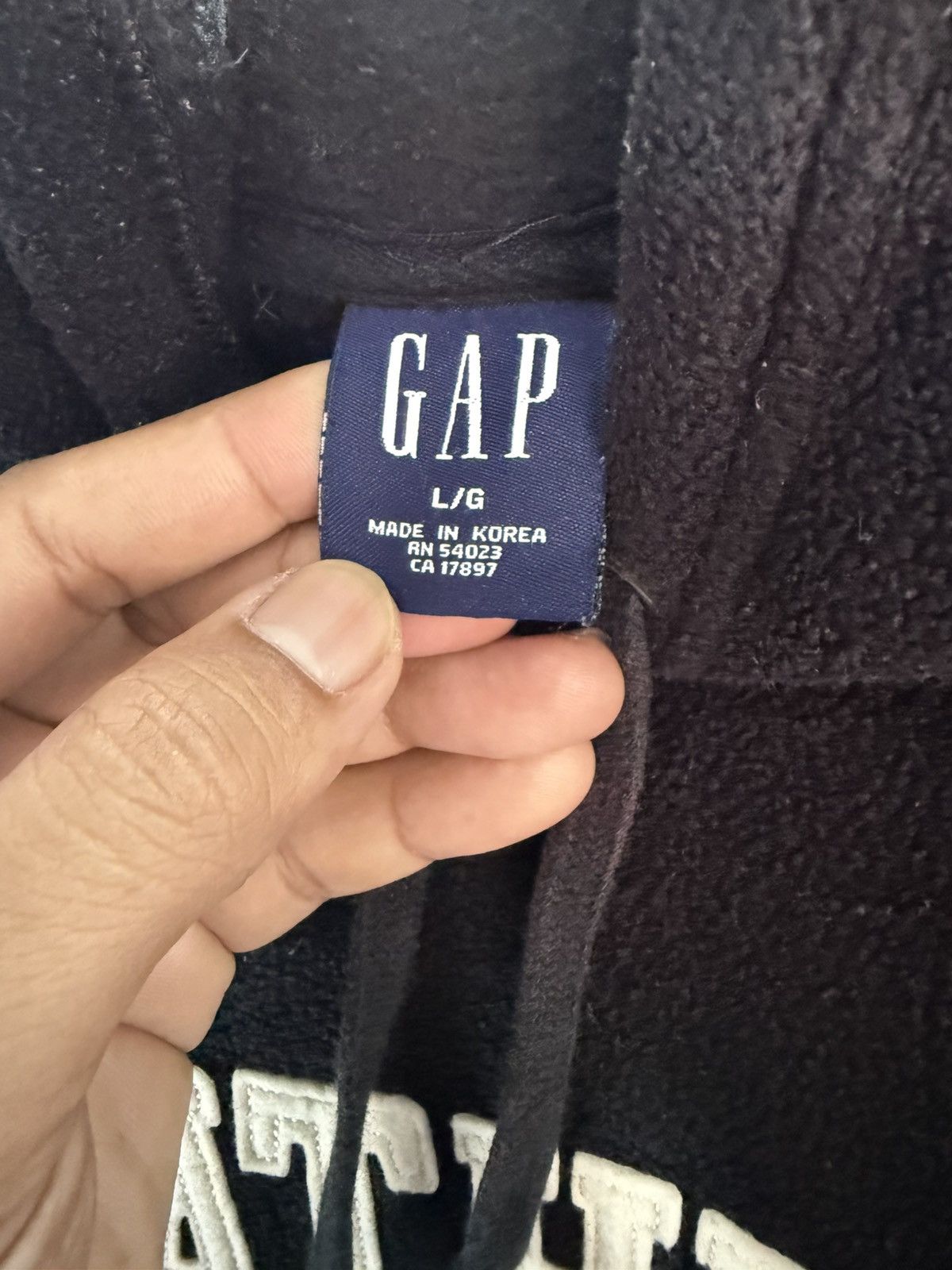 Gap 🔥 Vtg 90's Private Collection GAP Athletic Fleece Hoodie - L Size US L / EU 52-54 / 3 - 7 Thumbnail