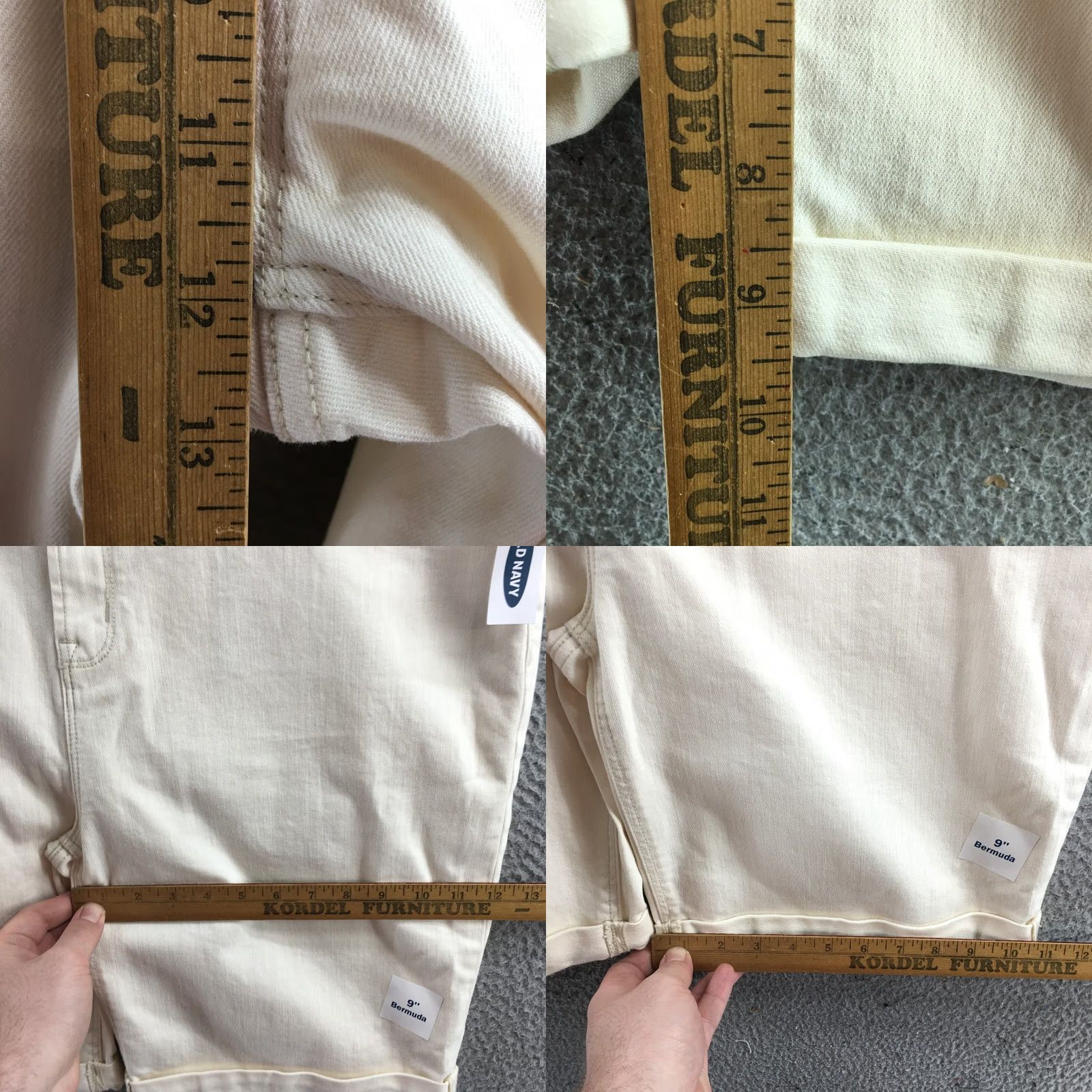 Old Navy Old Navy Bermuda Shorts Womens 18 Beige High Rise Cuffed Zip NEW Womens Bermuda Shorts 18 Beige High Rise Cuffed Zip NEW Size 40" / US 18 - 8 Thumbnail