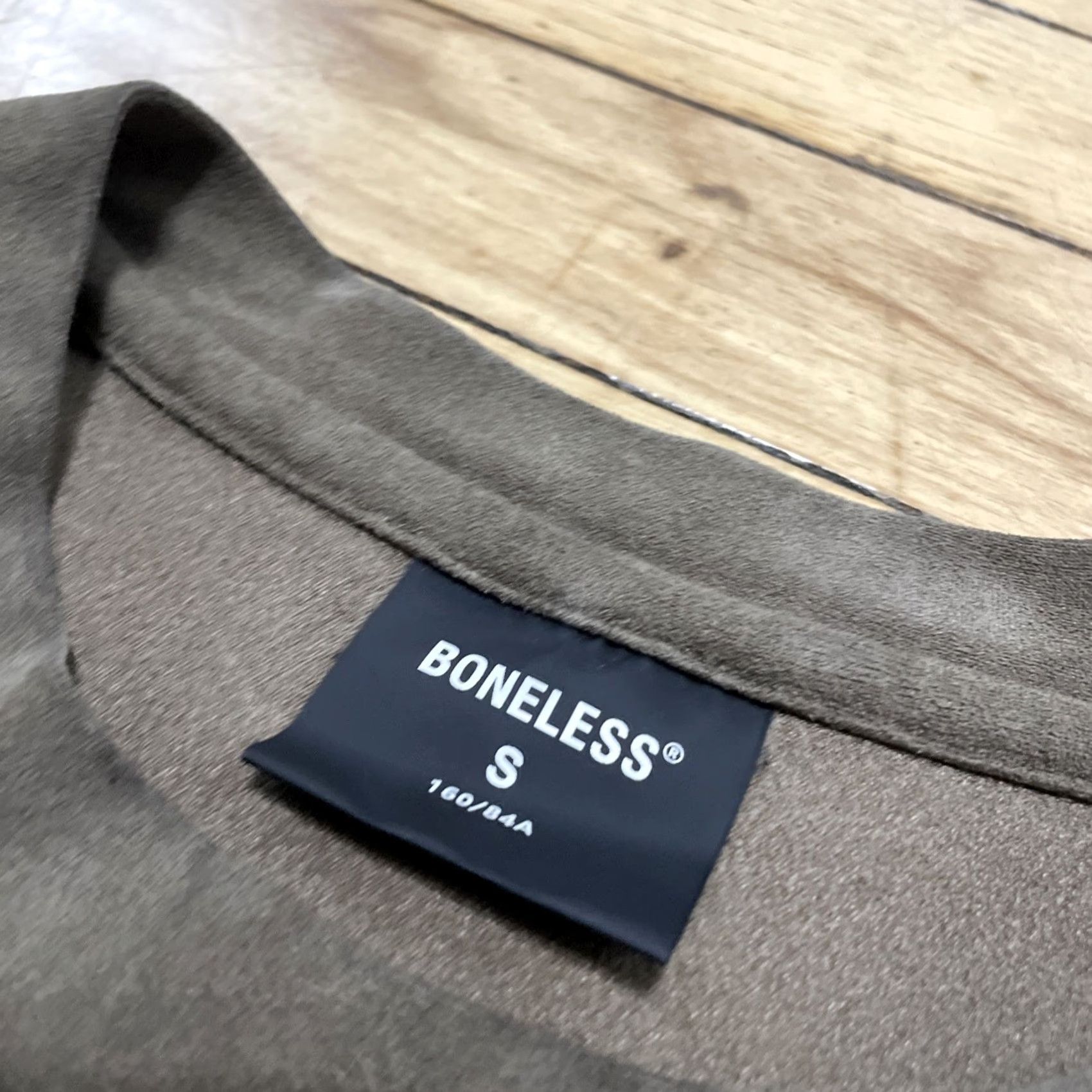 Vintage Boneless Crop T-Shirt Brown Size S Organic Material Faux Suede Spellout EUC Mens Shirt Short Sleeve Crew Neck Casual Regular WT Size US S / EU 44-46 / 1 - 4 Thumbnail