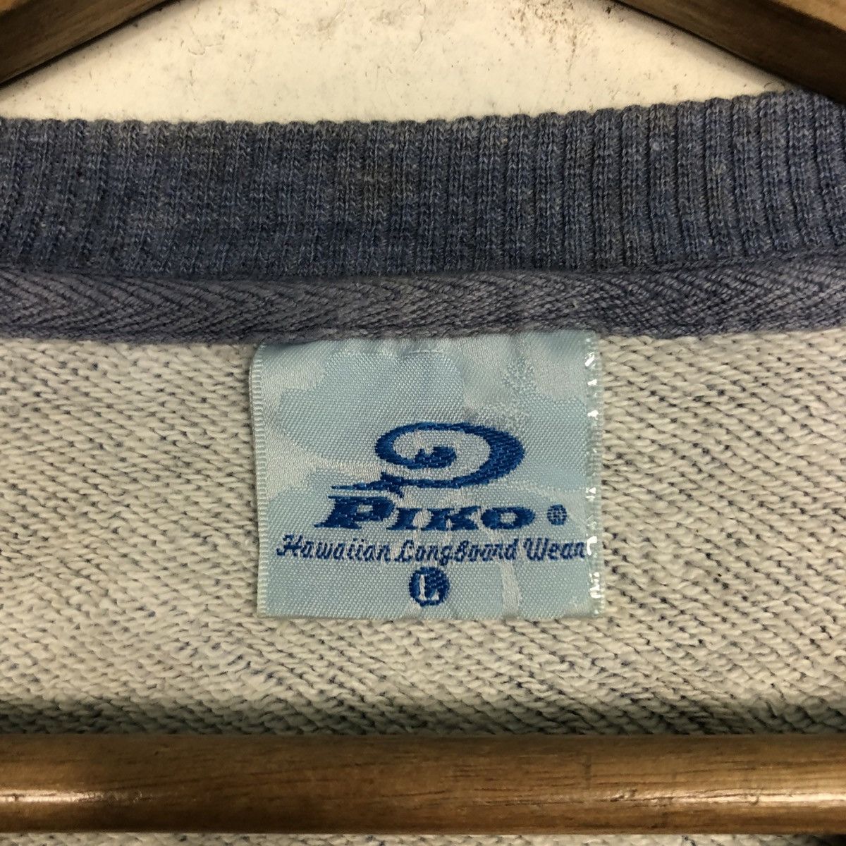 Japanese Brand 📌Vintage Sweatshirt Hawaii Piko Big Logo Size US L / EU 52-54 / 3 - 14 Thumbnail