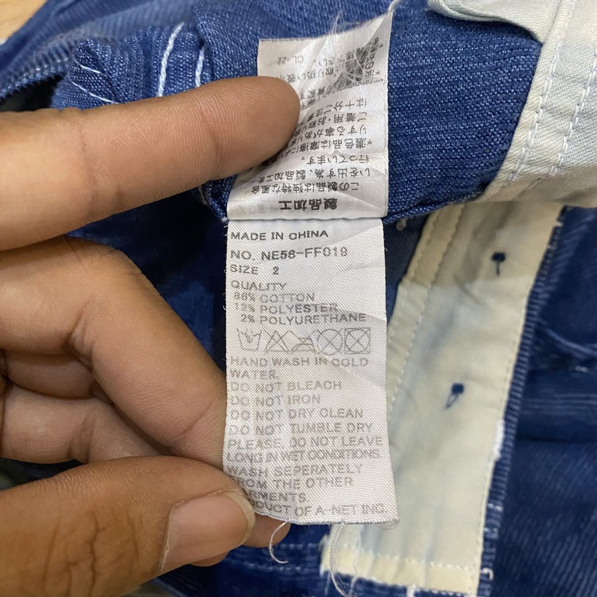 Ne-Net 90s Ne-Net By Issey Miyake Fatigue Blue Corduroy Pants Size US 30 / EU 46 - 18 Thumbnail