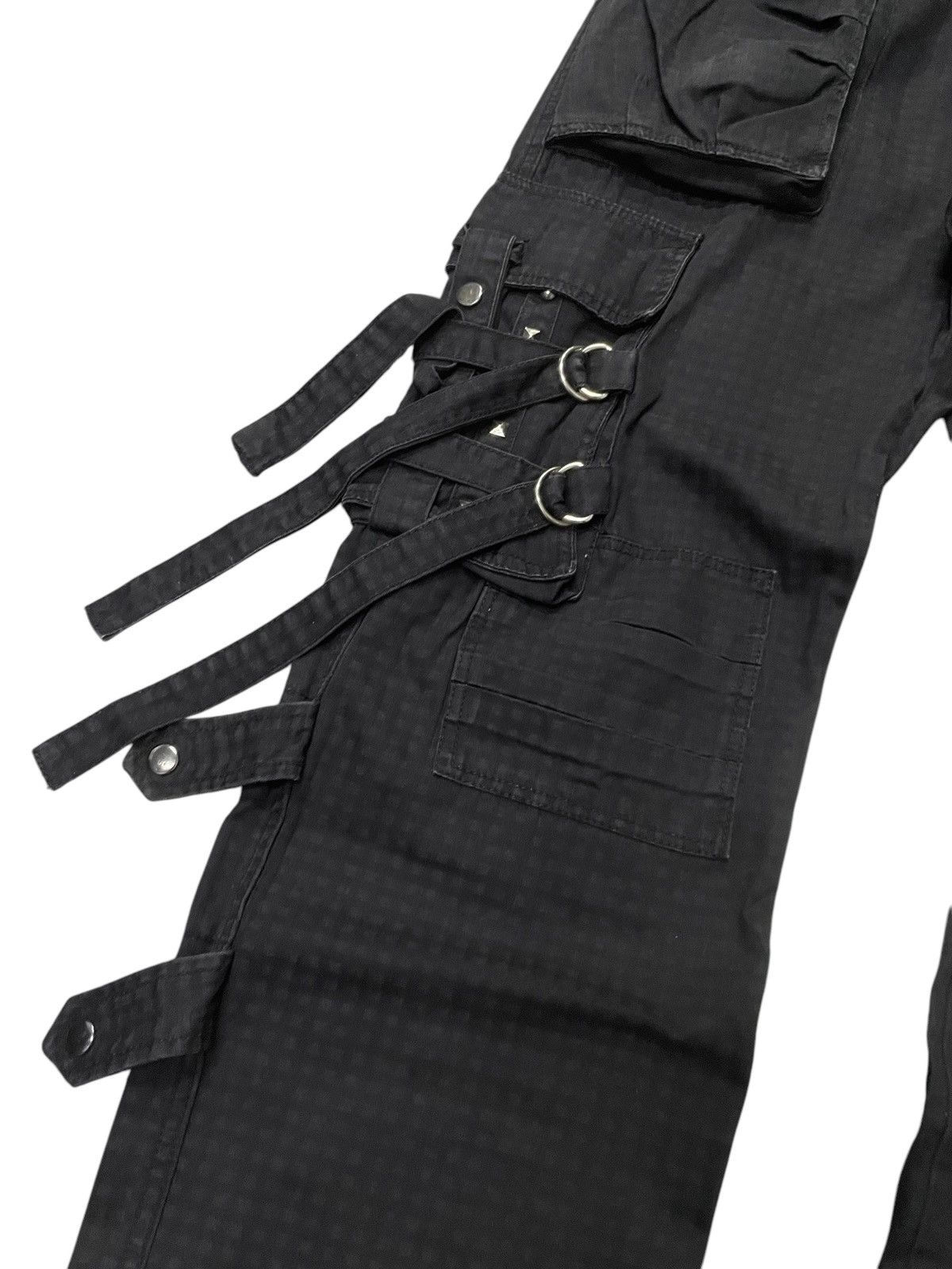 Hysteric Glamour × Japanese Brand × Tripp NYC Planet Five Japan Raver Studded Bondage Loose Jeans Size US 33 - 5 Thumbnail