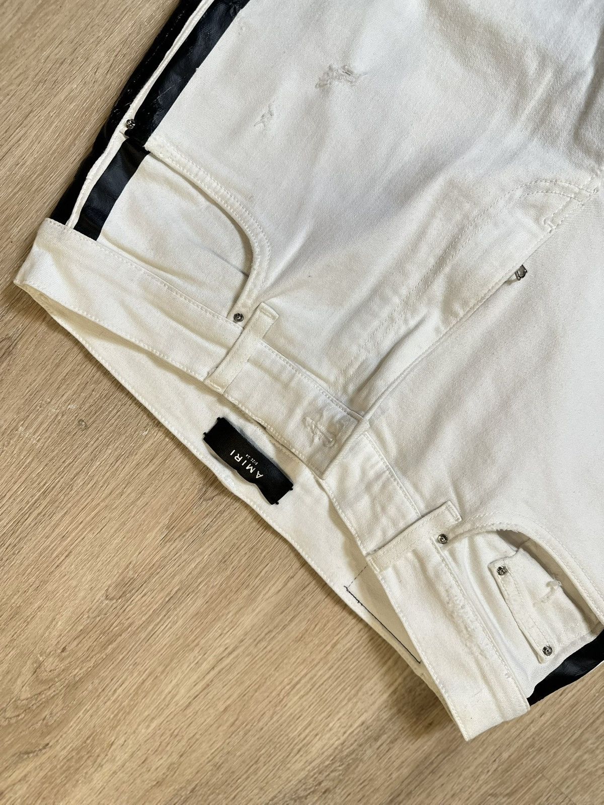 Amiri AMIRI White and black jeans Size US 34 / EU 50 - 3 Thumbnail