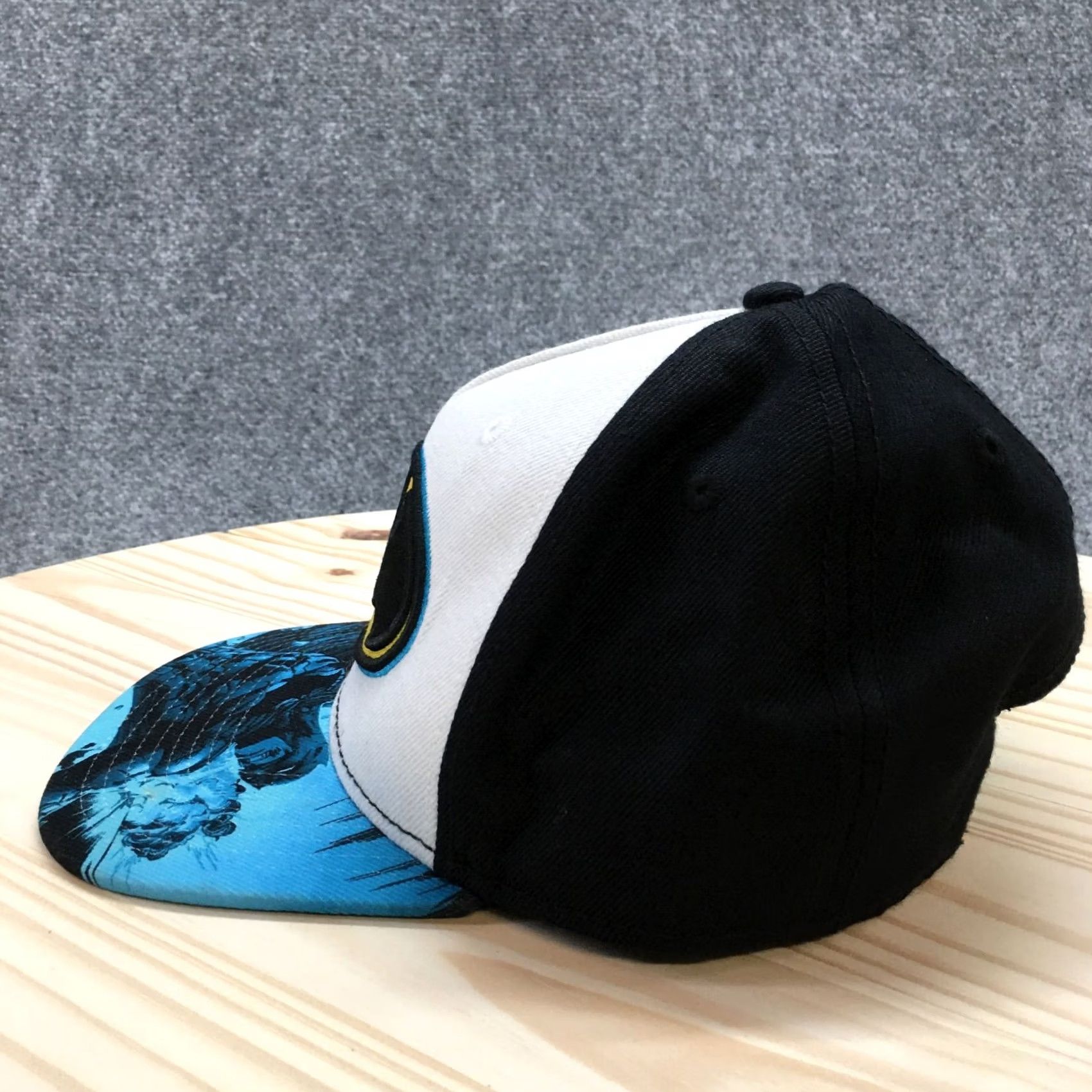 DC Comics Batman DC Comics Baseball Cap Mens Black White OS Adjustable Embroidered Logo Size ONE SIZE - 5 Thumbnail