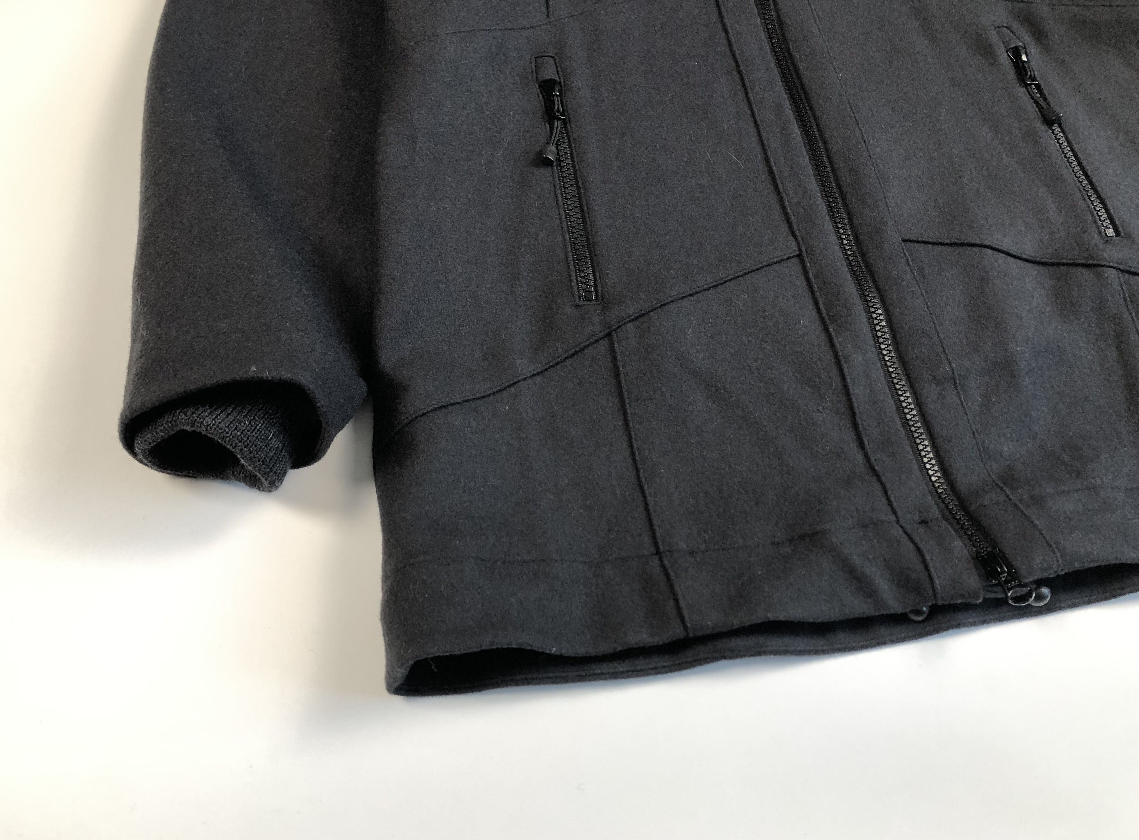 Other Rough Stuff Anthrazit Wool Coat Size L / US 10 / IT 46 - 3 Thumbnail