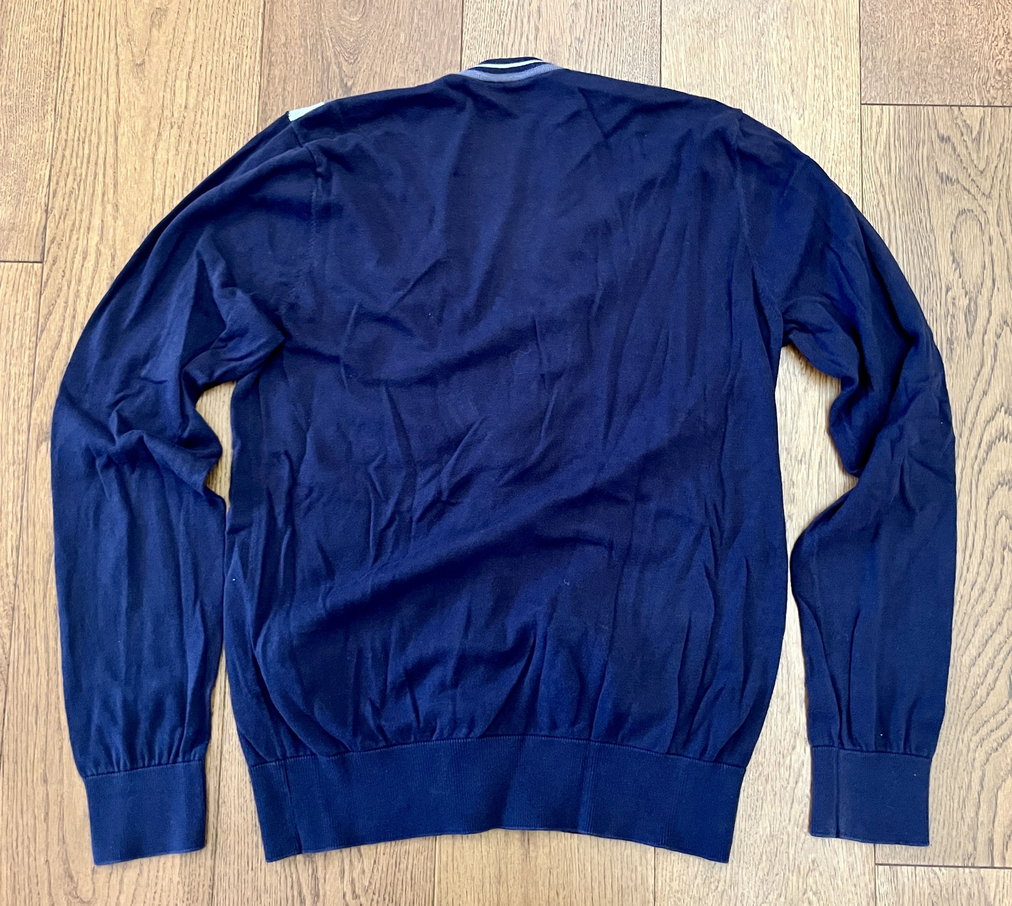 Pringle Of Scotland Pringle of Scotland Argyle Cotton Cardigan Sweater M Size US M / EU 48-50 / 2 - 3 Thumbnail