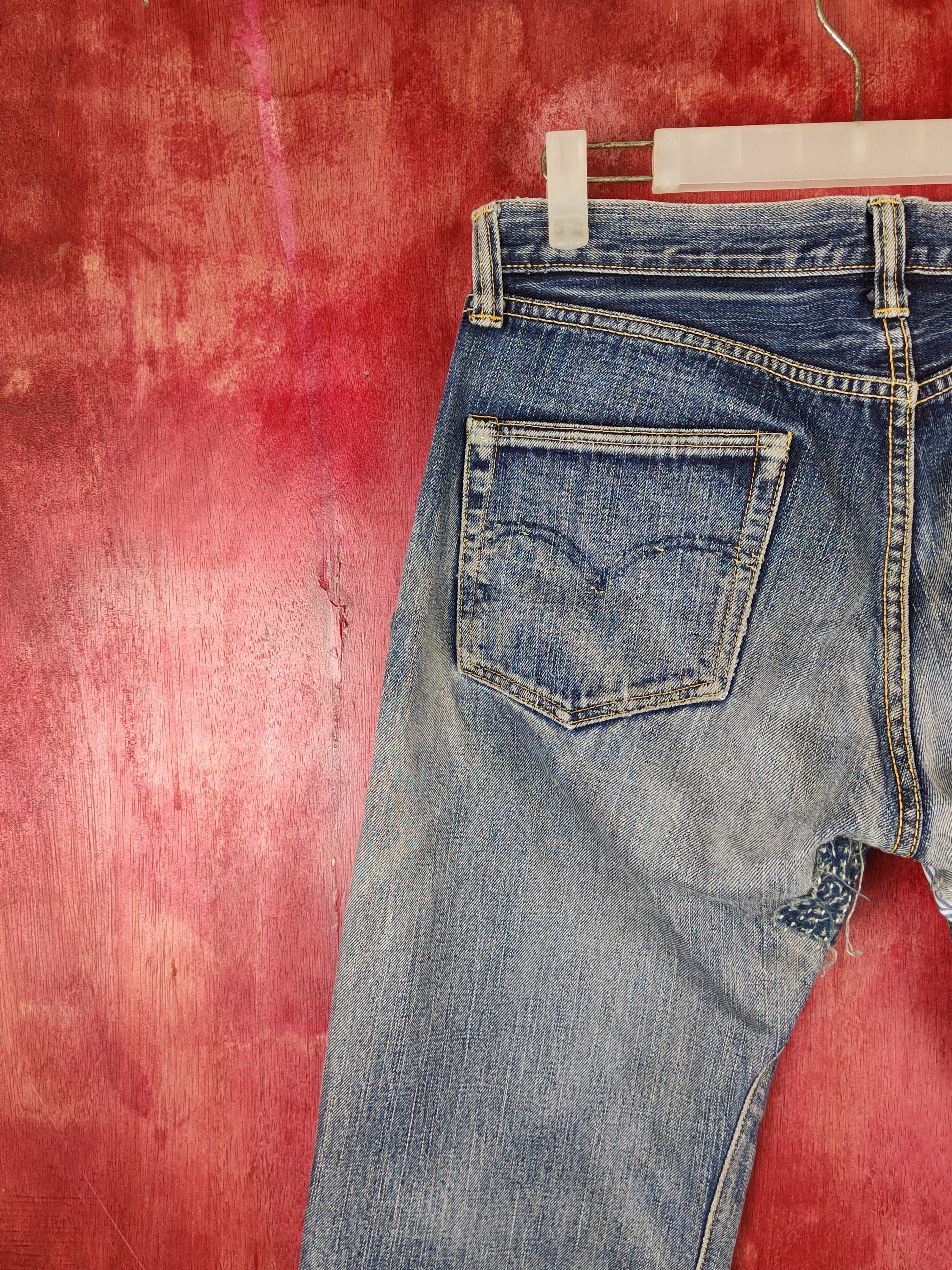 The Flat Head FlatHead C.T.F.H patchwork Selvedge sashiko denim #S1349DL Size US 32 / EU 48 - 12 Thumbnail