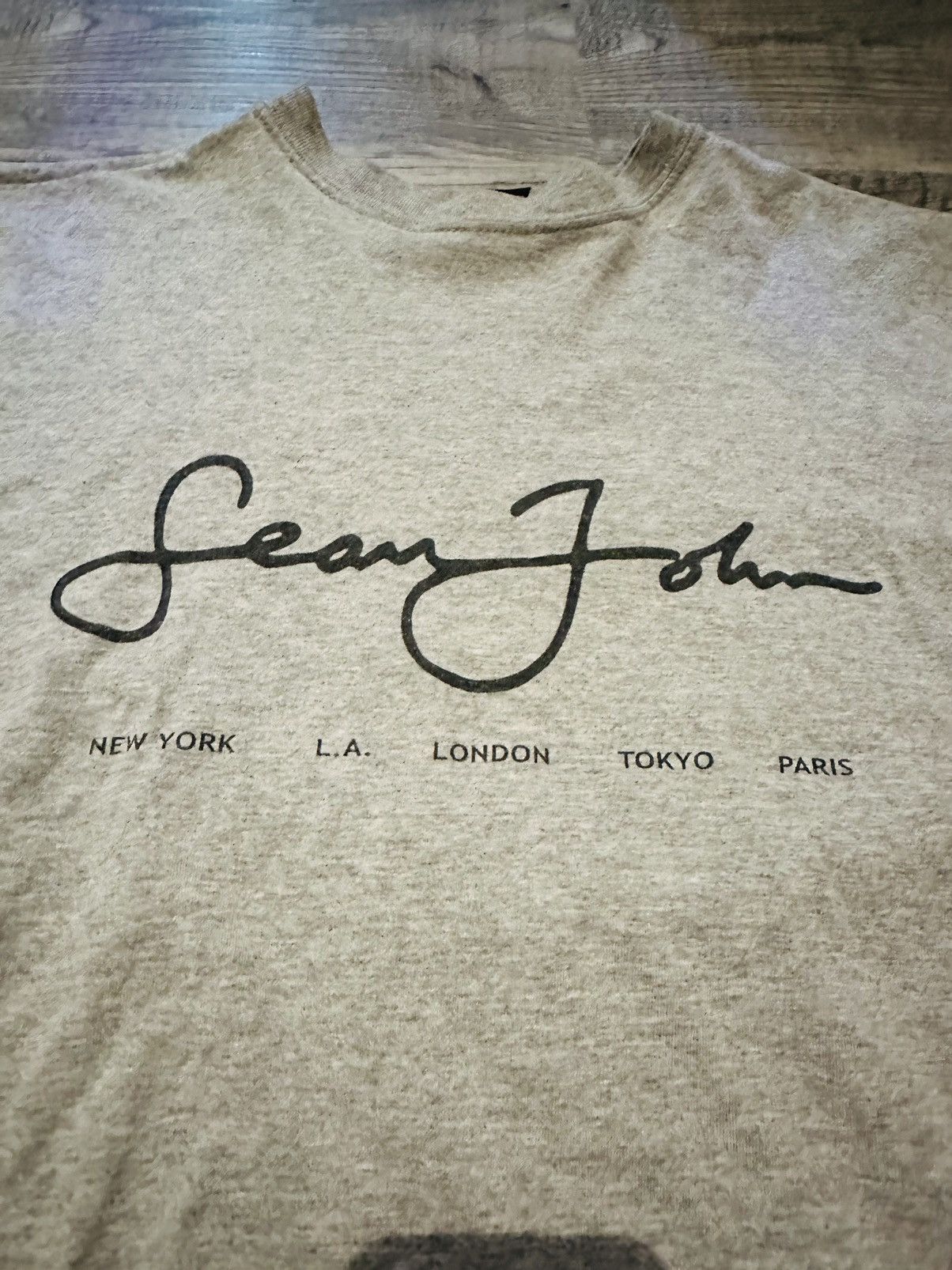 Sean John Sean John Cropped Vintage T Shirt Size L / US 10 / IT 46 - 2 Thumbnail