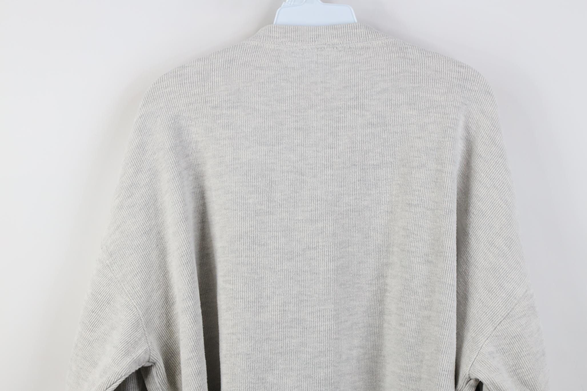 Vintage Vintage 90s Streetwear Boxy Fit Thermal Ribbed Knit T-Shirt Size US XL / EU 56 / 4 - 13 Thumbnail