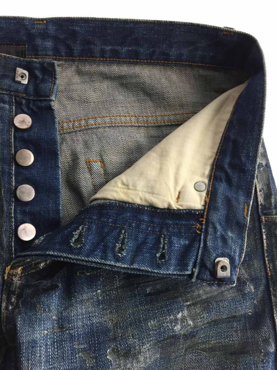 Dior Dior Homme Hedi Slimane Luster Wax Coat Denim Size US 27 - 7 Thumbnail