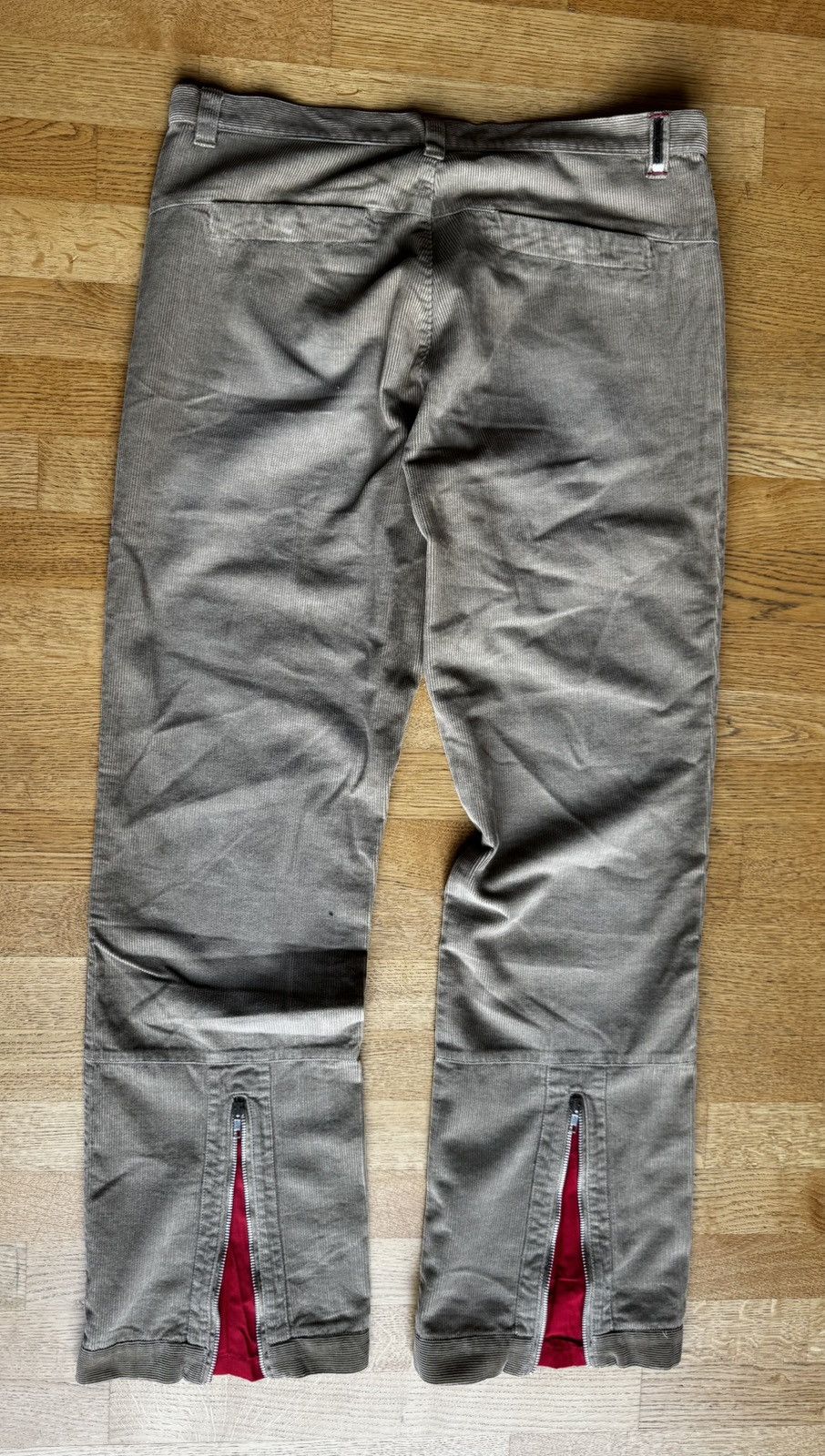 Walter Van Beirendonck NOS 1990’s Early Sabotage Contrast Corduroy Pants Size US 35 - 2 Thumbnail