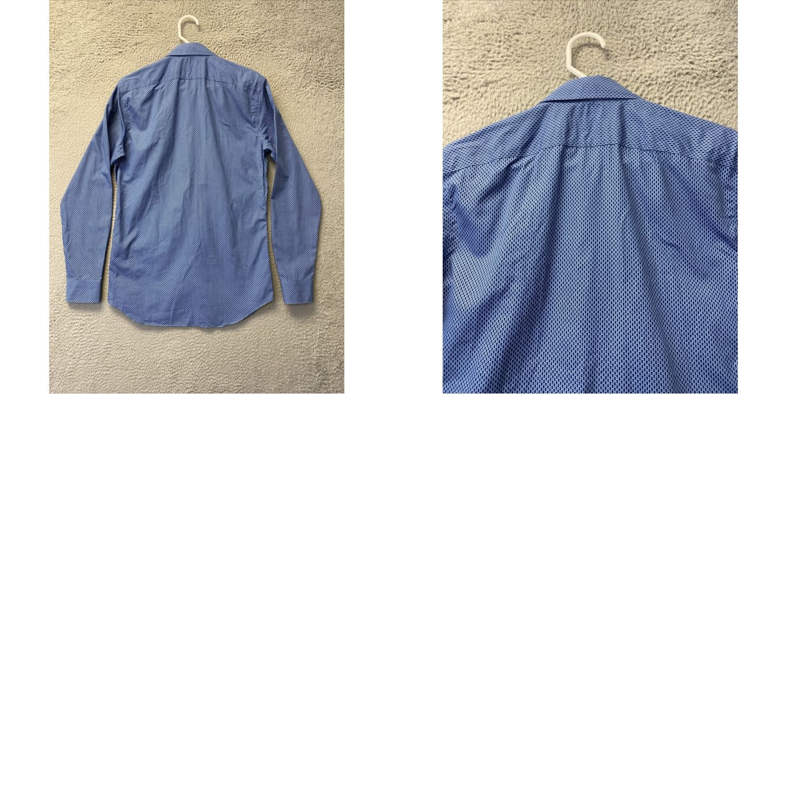 Banana Republic VINTAGE Banana Republic Shirt Button-Up Long Sleeve Men S Blue Geometric Pattern All Seasons Size US S / EU 44-46 / 1 - 8 Thumbnail