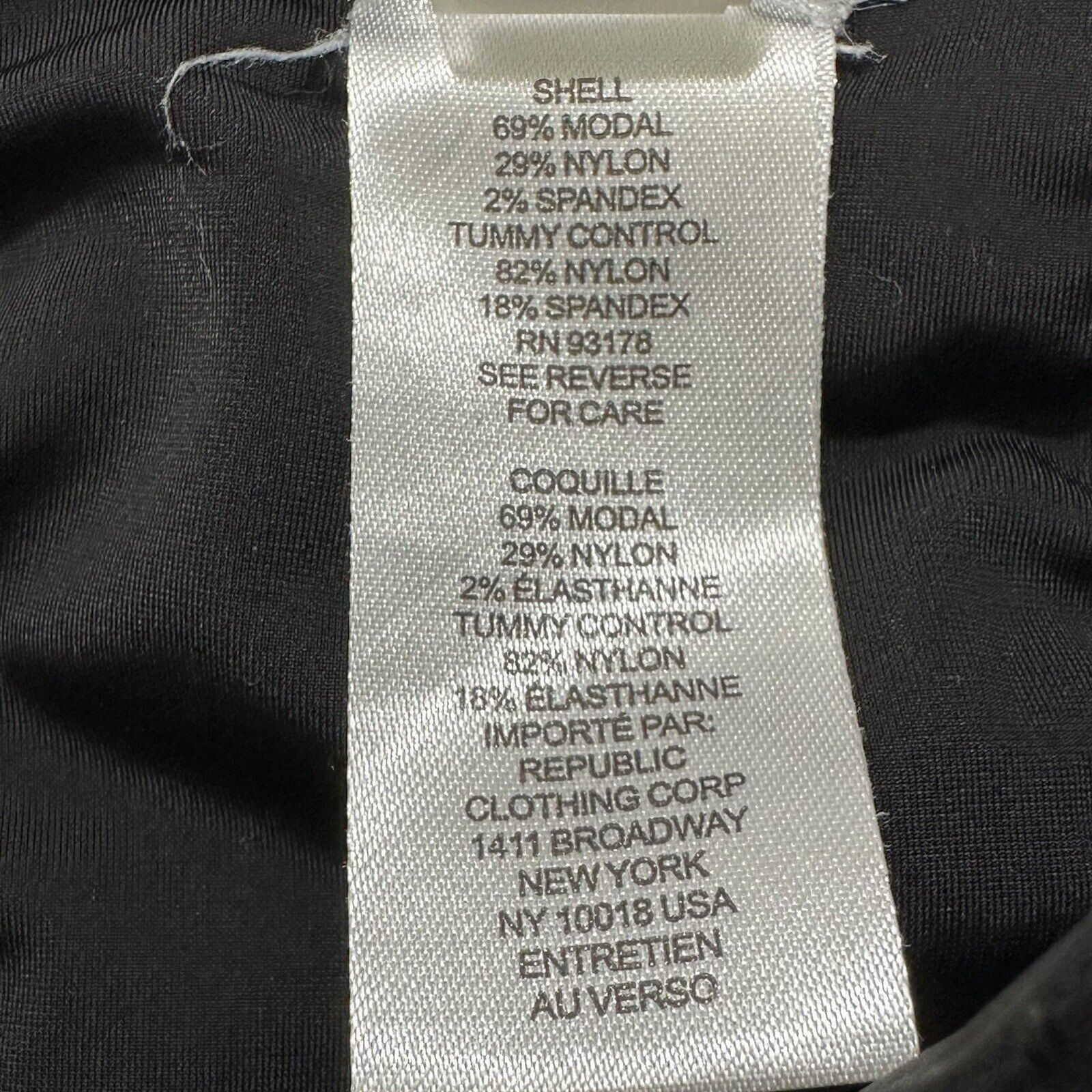 Other T Tahari Small Black Athletic Leggings Modal Blend Stretch Size 28" / US 6 / IT 42 - 5 Thumbnail
