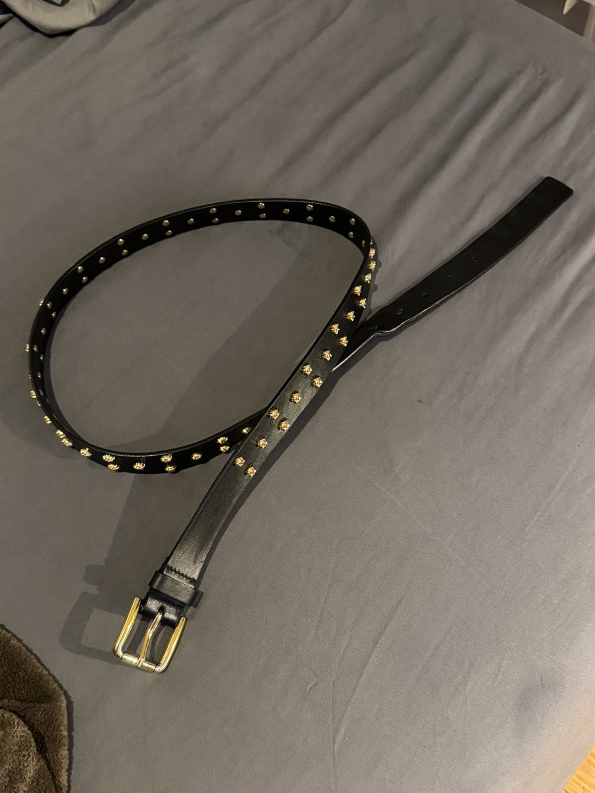 Versace MEDUSA STUD BELT Size 34 - 3 Thumbnail