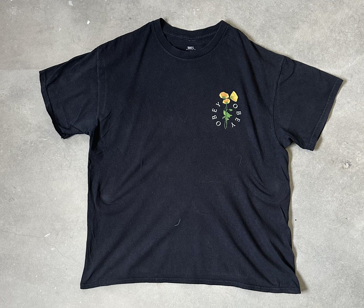 Obey OBEY PROPAGANDA FLOWER TEE Size US M / EU 48-50 / 2 - 2 Thumbnail