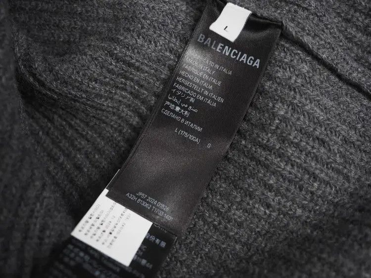 Balenciaga Balenciaga 25SS Wool Knitwear Cardigan-2507 Size US L / EU 52-54 / 3 - 6 Thumbnail