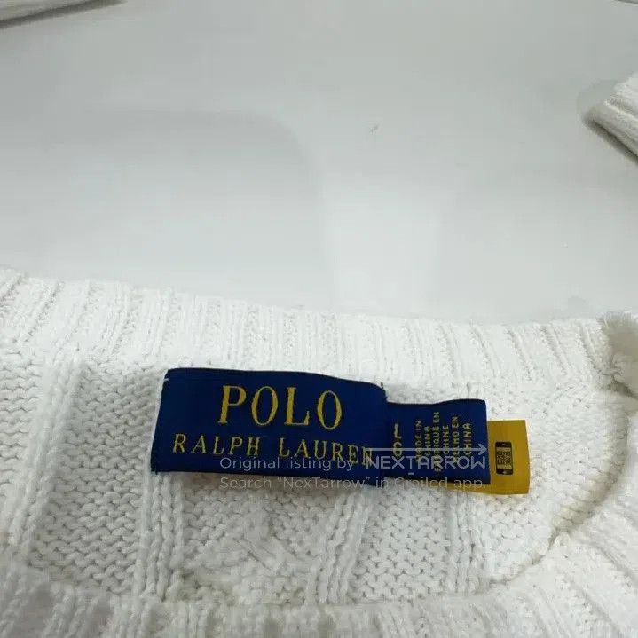 Polo Ralph Lauren Polo Ralph Lauren SS22 Chunky Cable Knit Sweater. Size US L / EU 52-54 / 3 - 6 Thumbnail