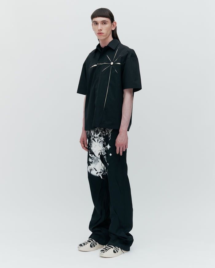 Kusikohc KUSIKOHC EYELET PANTS WITH PRINT Size US 34 / EU 50 - 8 Thumbnail