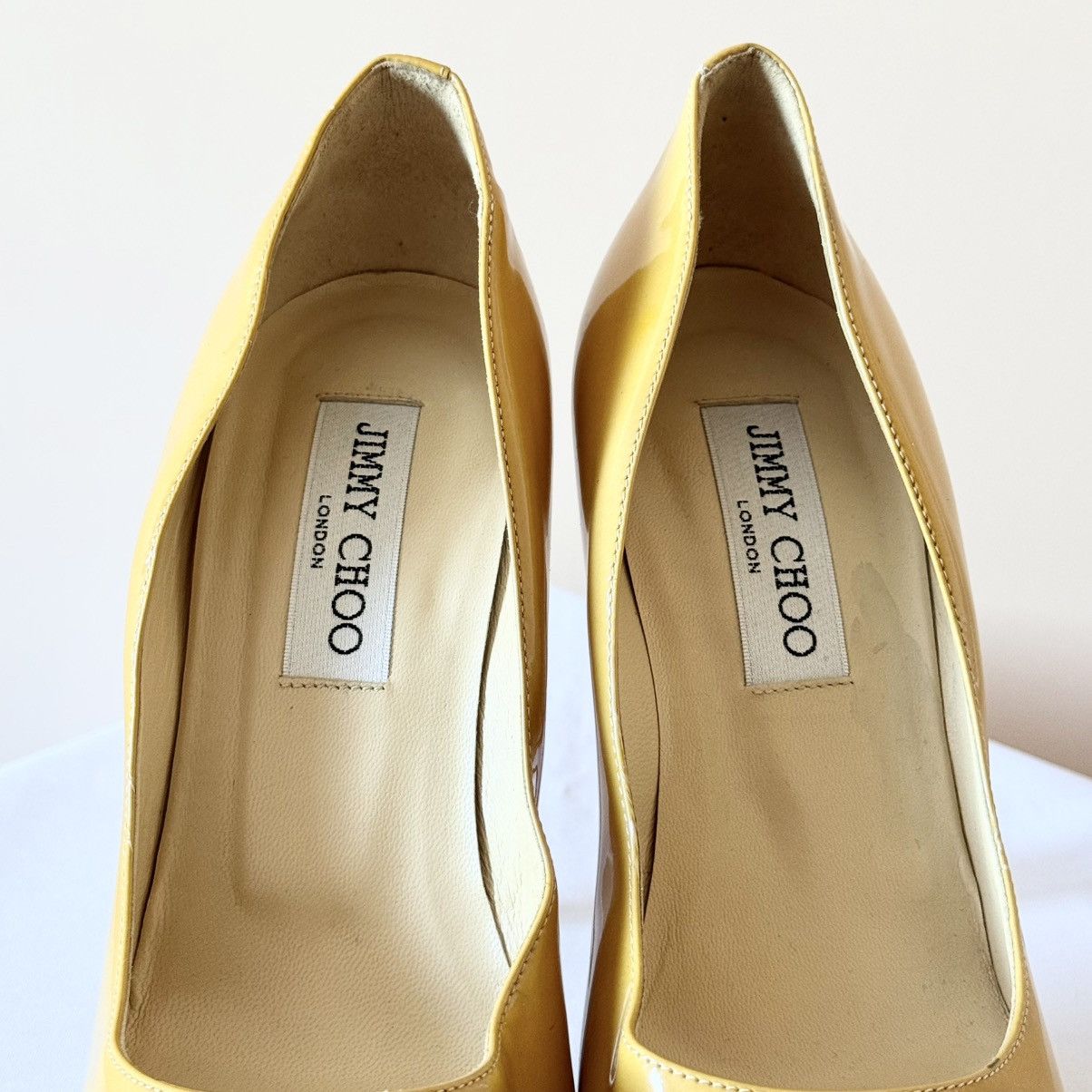 Jimmy Choo Jimmy Choo Patent Leather Alex Platform Pumps Size 7 Size US 7 / IT 37 - 3 Thumbnail
