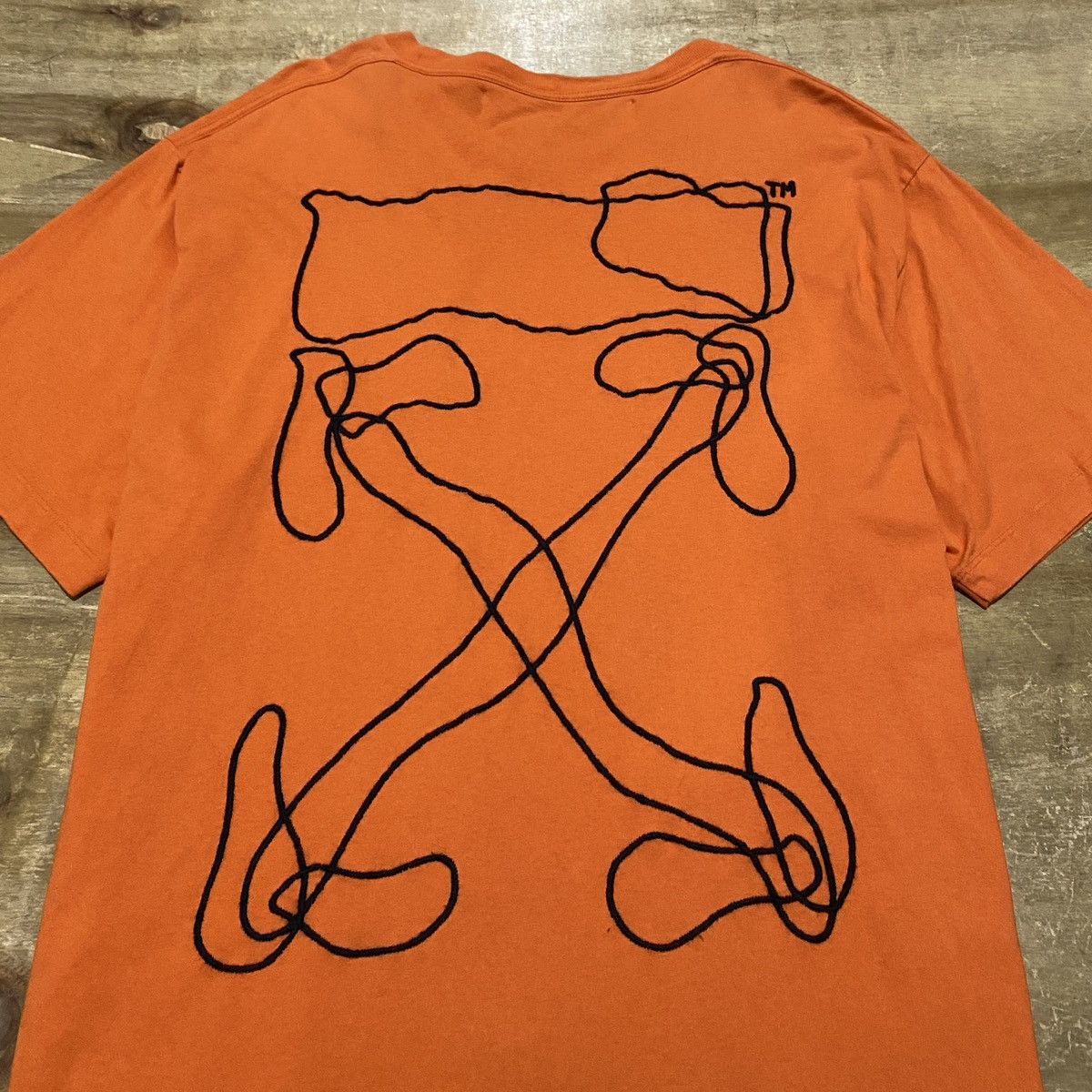 Off-White Off white abstract arrow logo T-shirt over size Size US M / EU 48-50 / 2 - 5 Thumbnail