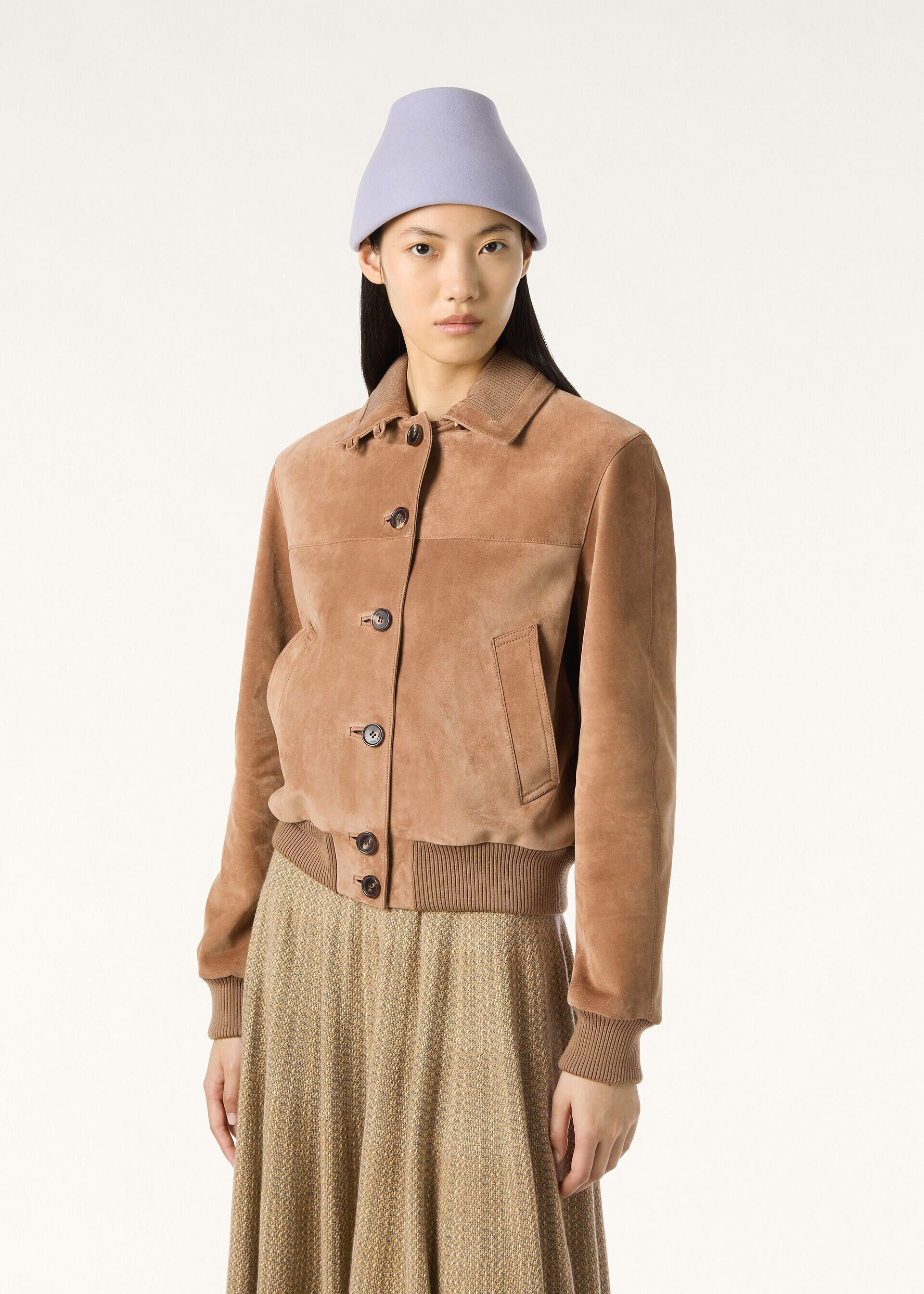Loro Piana os11x0426 FAQ7608 Maremma Bomber Jacket in Sandy Deer Size L / US 10 / IT 46 - 6 Thumbnail