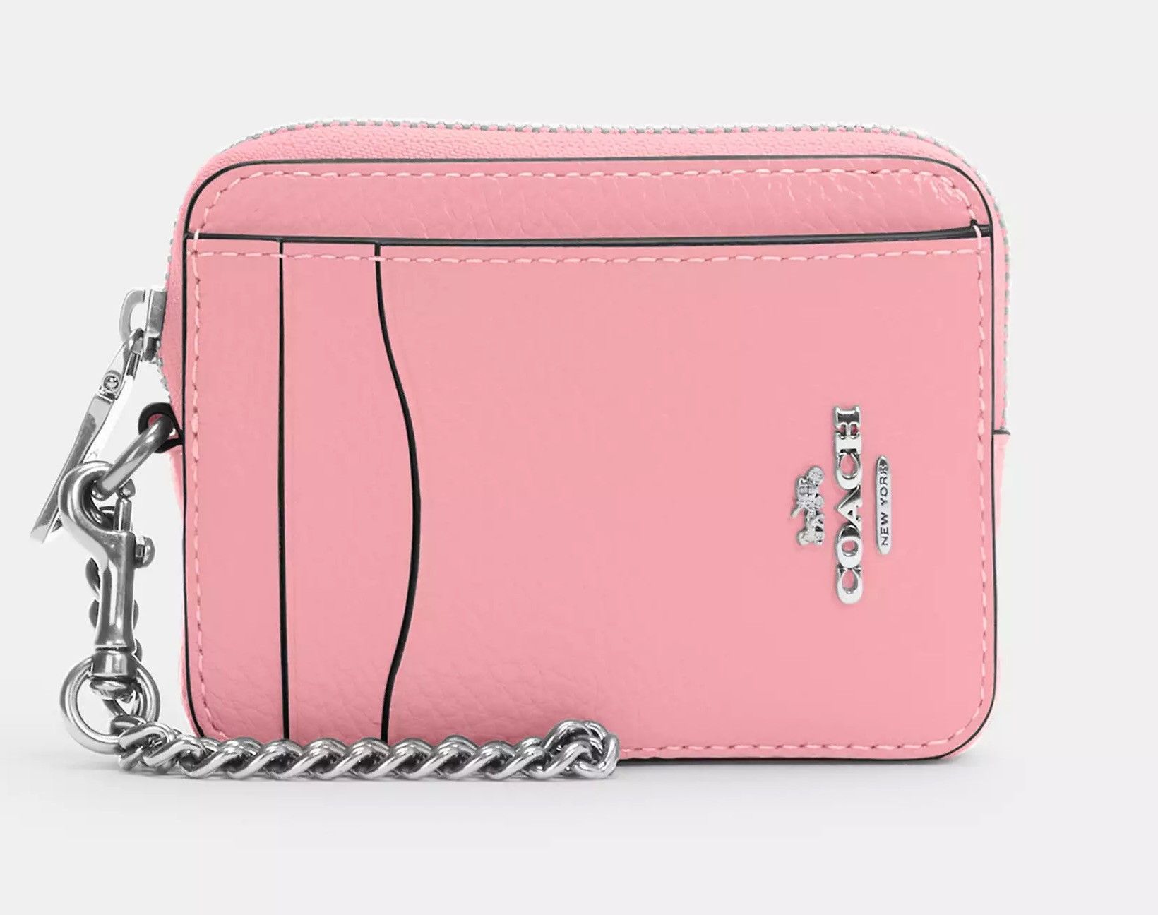 Coach Zip Card Case Powder online Pink