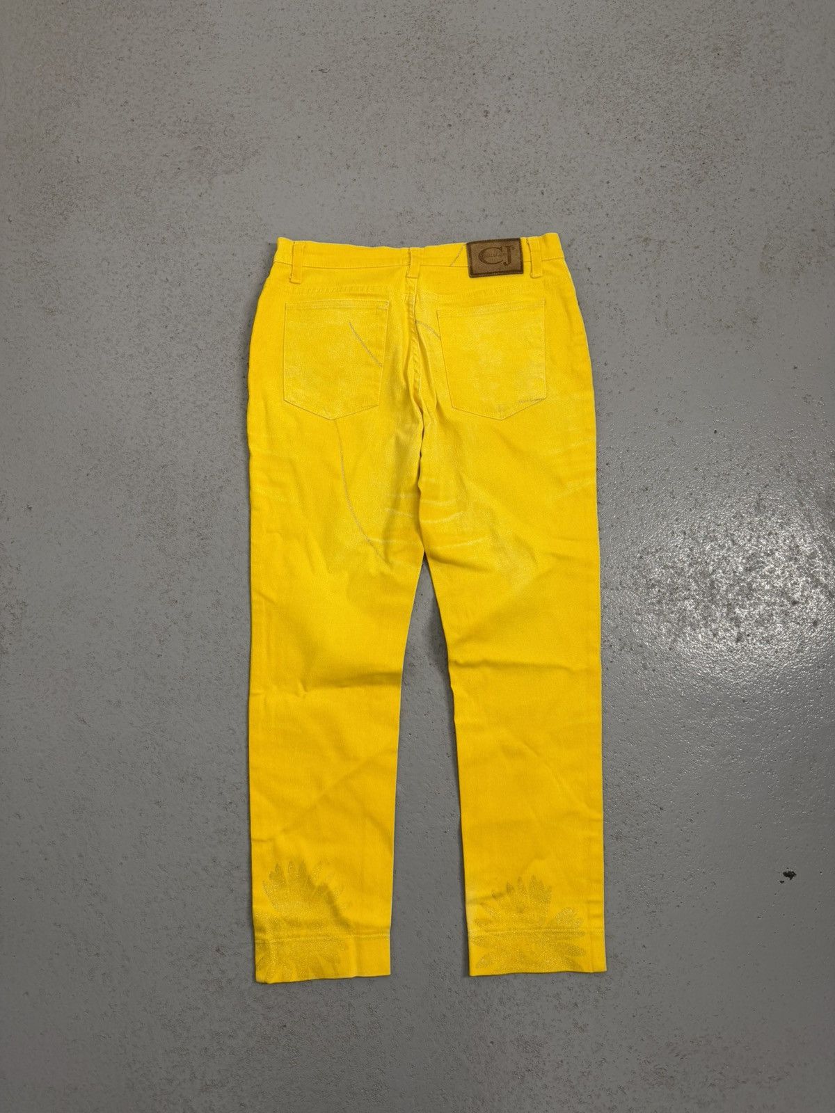 Just Cavalli Vintage Cavalli Jeans Sunflowers jeans Size 30" / US 8 / IT 44 - 12 Thumbnail