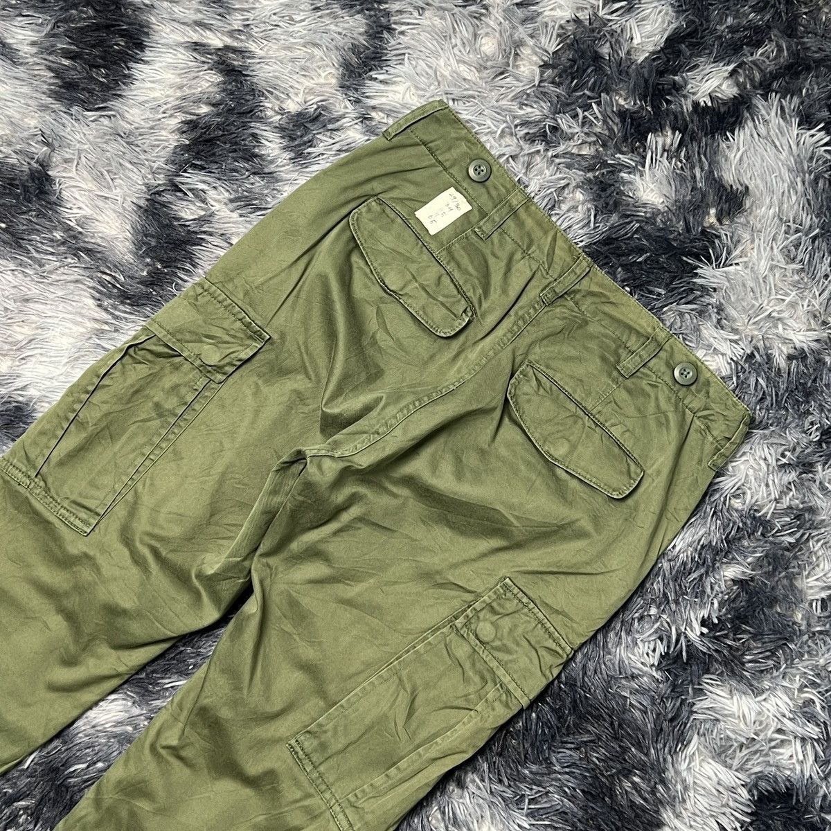 Japanese Brand Grass Water Cargo Pants Size US 29 - 4 Thumbnail