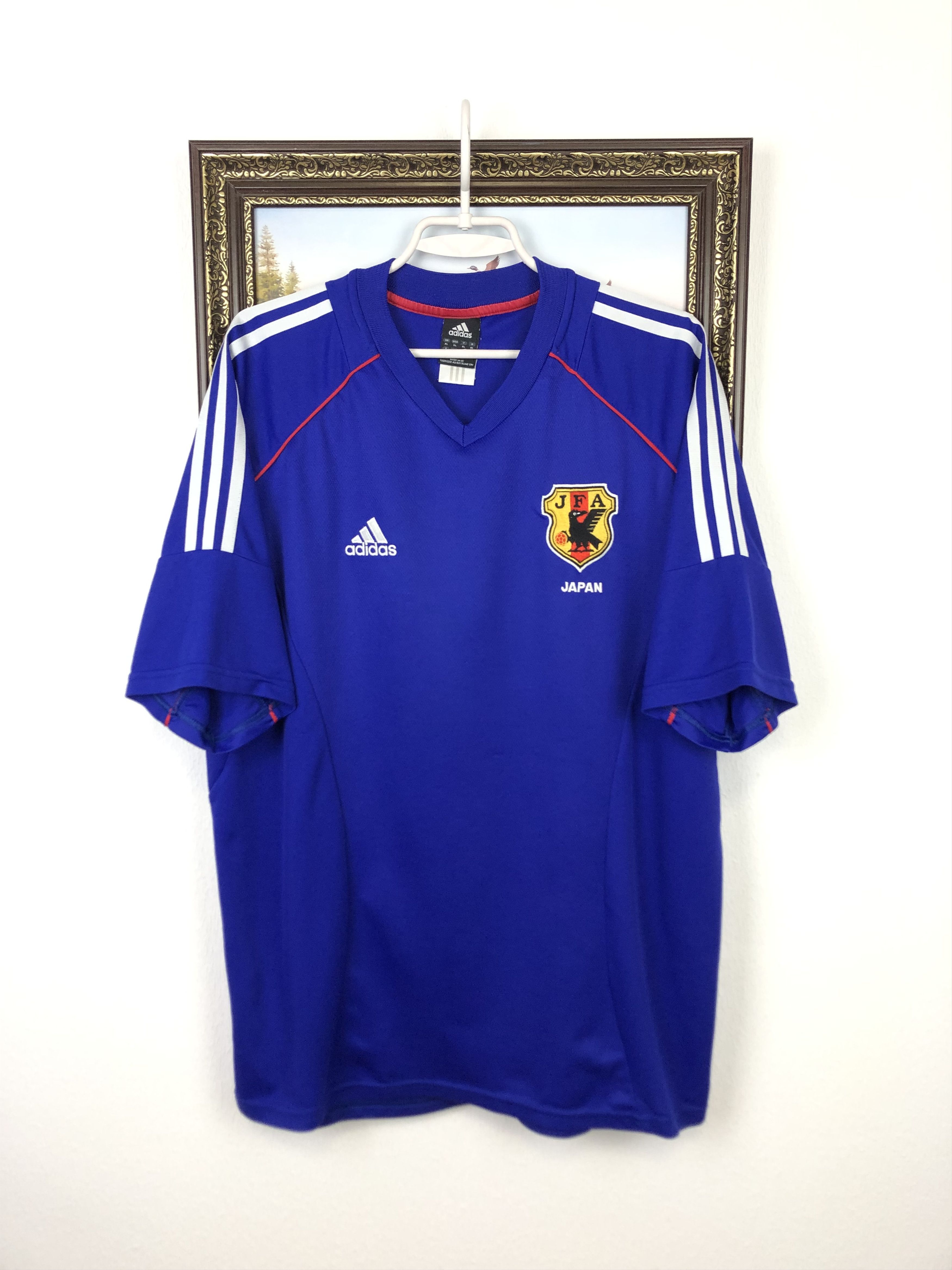 Adidas Japan Home football shirt 2002 Soccer Adidas Jersey National Size US XL / EU 56 / 4 - 1 Thumbnail