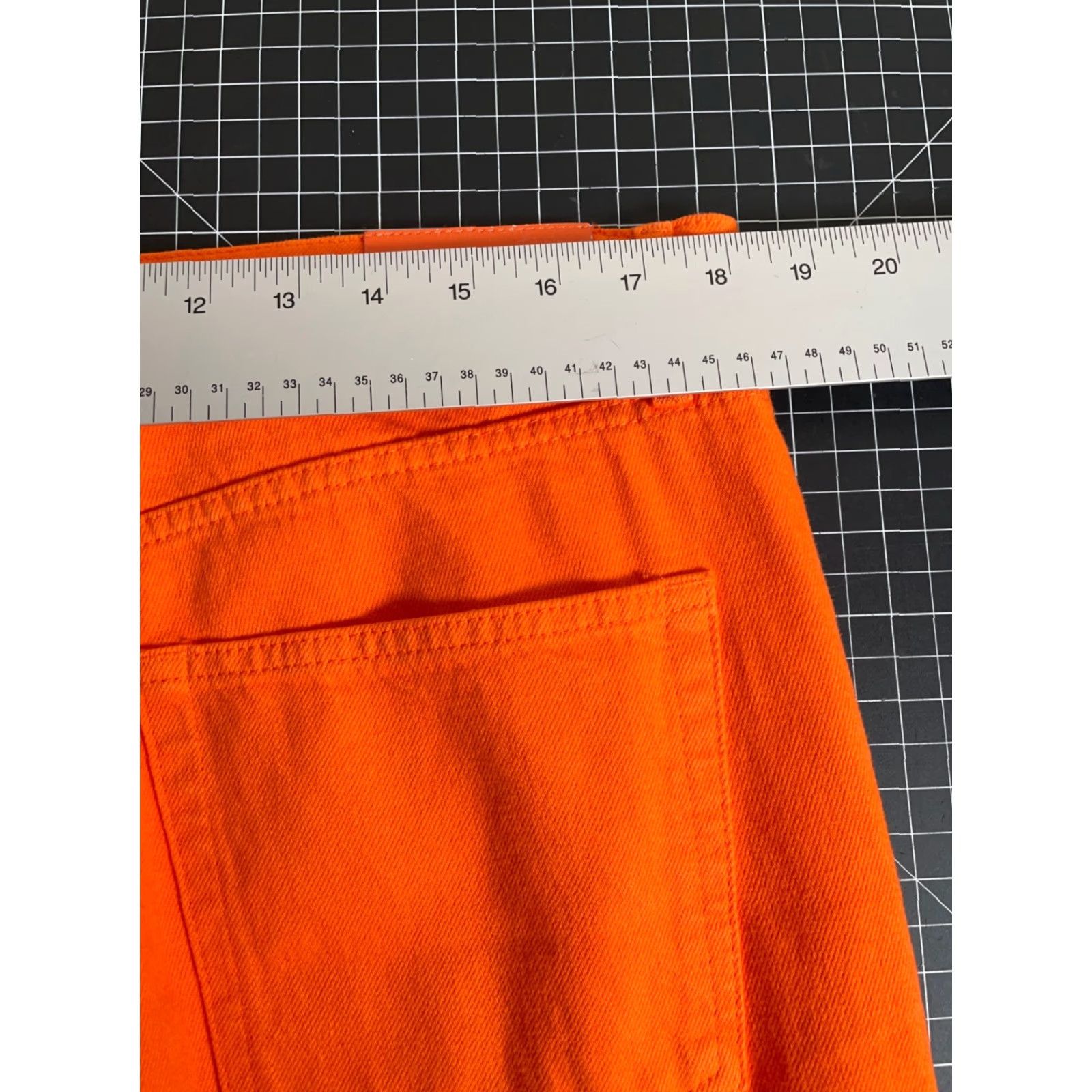 Frame VINTAGE FRAME Women's Jeans Boyfriend High Rise 36 x 29 Orange Crush Cotton Denim Fall Winter Women's Size 25" / US 0 / IT 36 - 5 Thumbnail