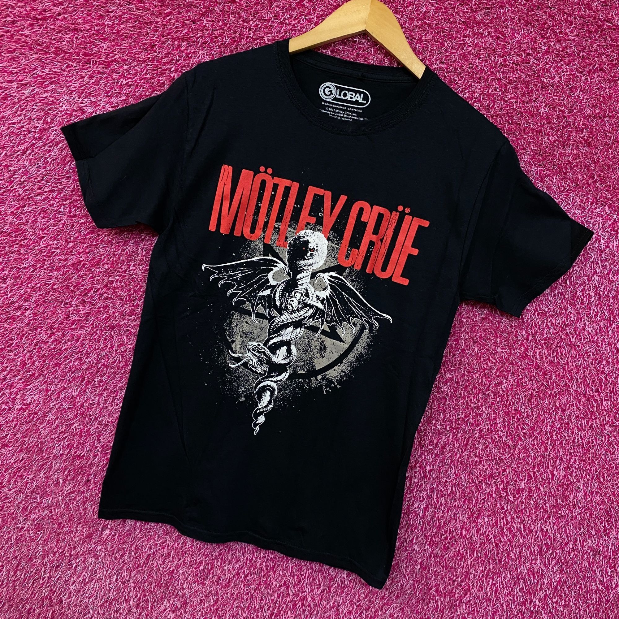 Band Tees Motley Crue Dr Feel Good Album Art Heavy Metal Band Tee S Size US S / EU 44-46 / 1 - 3 Thumbnail