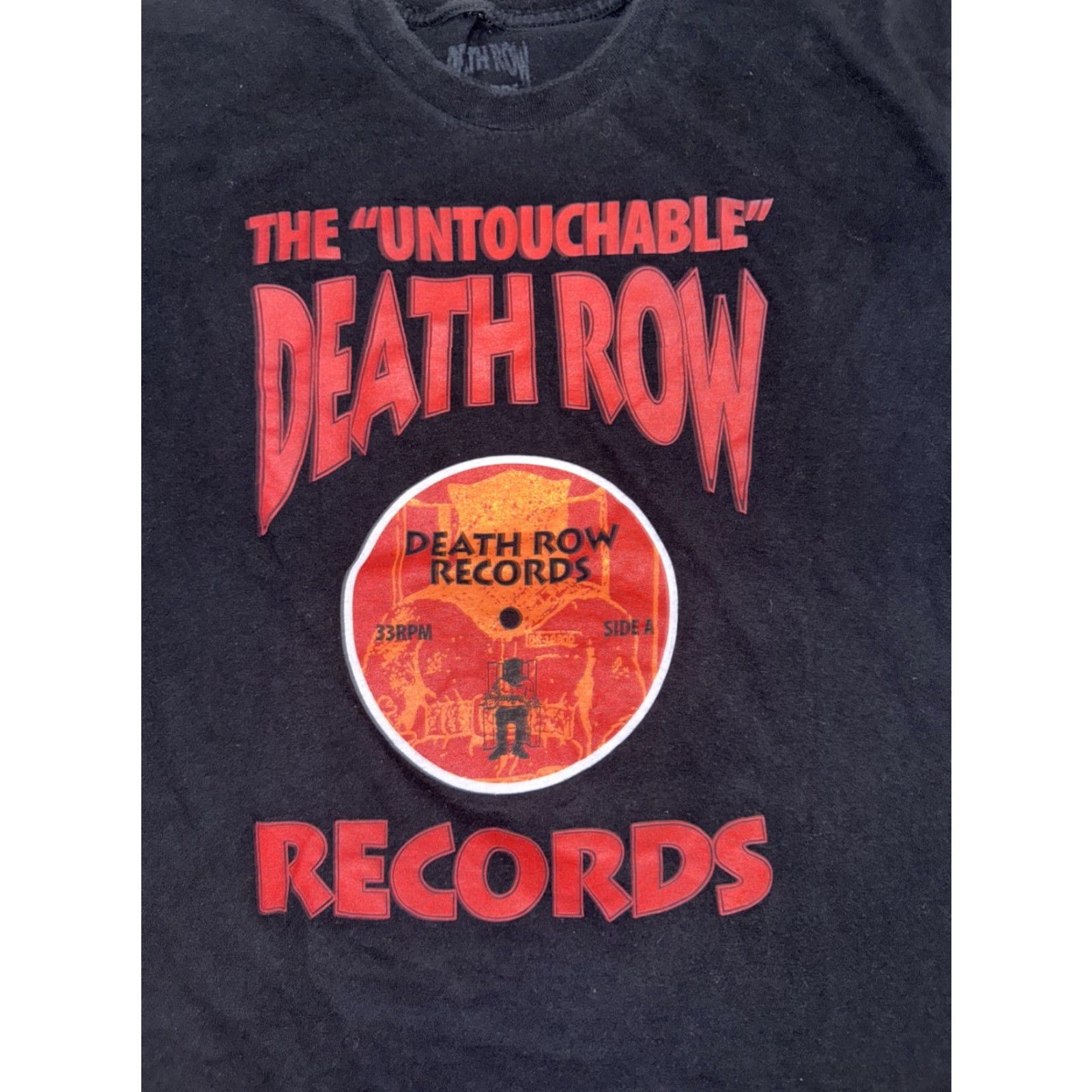 Vintage VINTAGE Death Row Records Graphic T-Shirt Men’s Large Black Rap Hip Hop Tee 20x26 Size US L / EU 52-54 / 3 - 2 Thumbnail