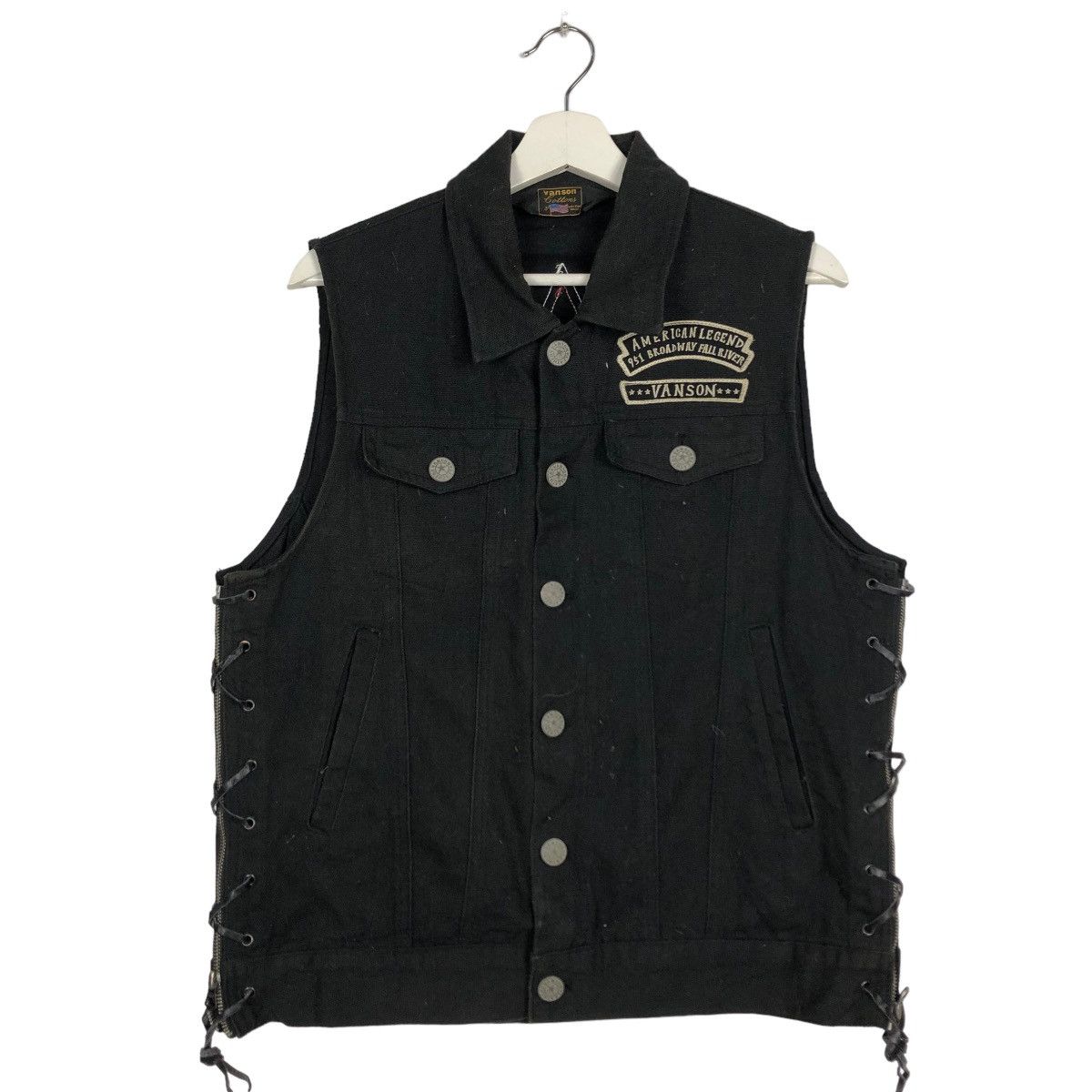 Vanson Leathers 🔥 VANSON AMERICAN LEGEND 951 BROAD FALL RIVER JACKET Size US M / EU 48-50 / 2 - 3 Thumbnail